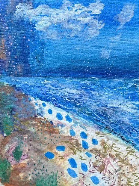 Michigan Rocks | 11"x14" | Acrylic on canvas