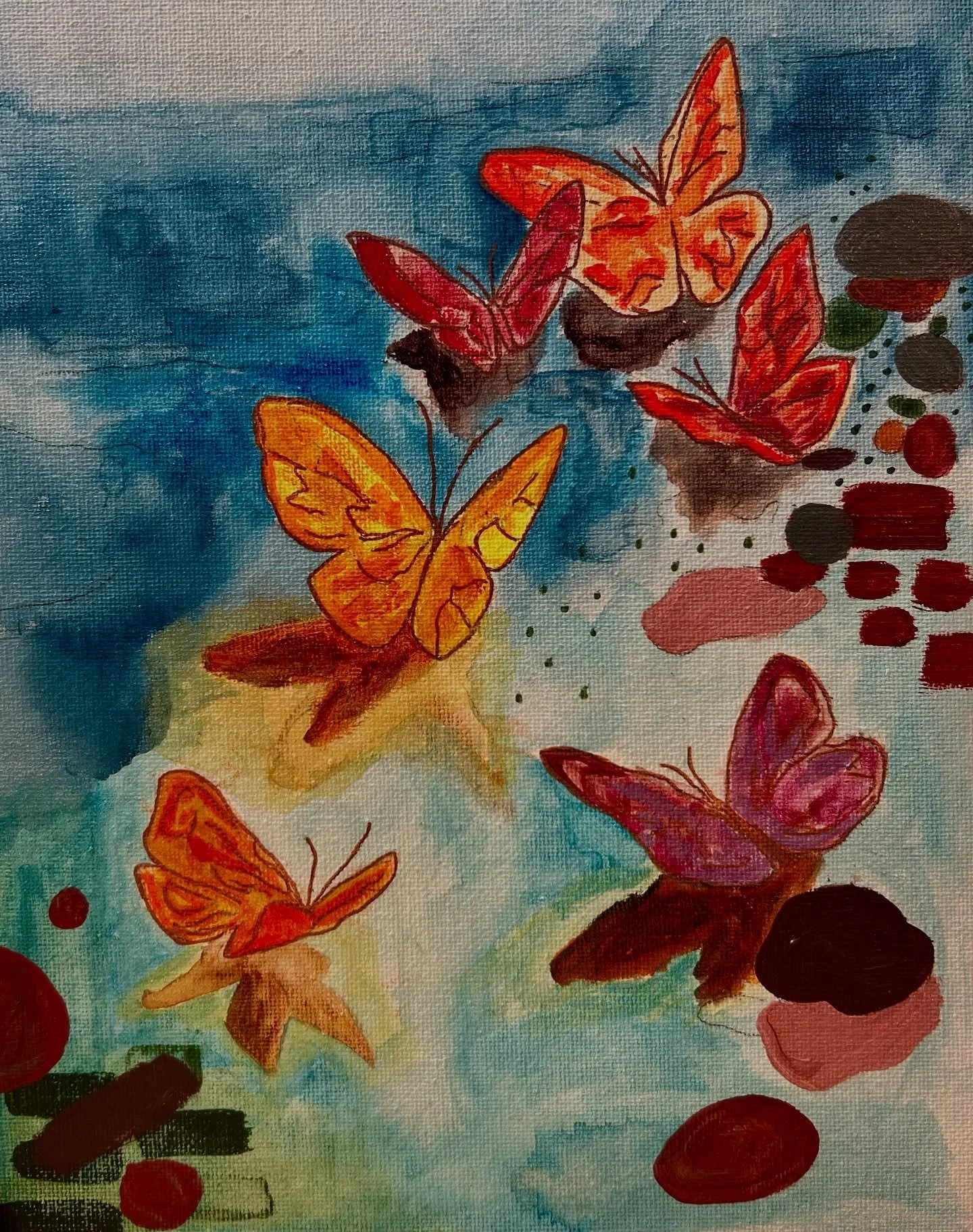 Work in progress 🤌
&ldquo;Flutter&rdquo;

I am a flutter-er and so are my butterfly friends. 🦋👐&hearts;️

Another quick note: thank you for engaging with my art and social media. It can be really difficult as an artist to engage in social media an