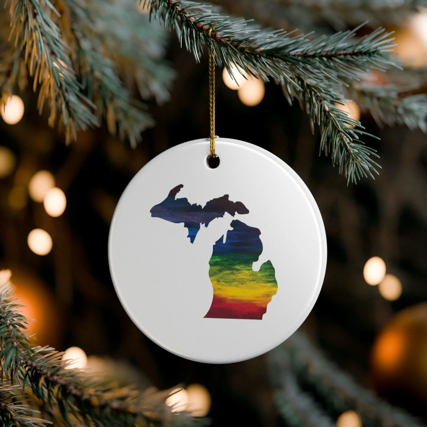 Best seller alert!
This Michigan ornament can be purchased on my website and shipping is only $2 for a limited time!
I love these ornaments because they are fun for the holidays, but then can be hung on your wall year-round. You know me, I don't like