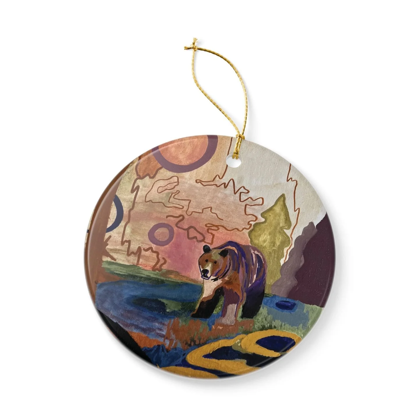 Don't worry, this bear is only interested in honey and hanging on your tree. He promises not to eat your presents (yet). 🐻🎄Shop this ornament and all my other ones!

Link in bio or go to morganburgard.com&gt;Holiday Shop

#BearlyHoldingOn #HolidayW