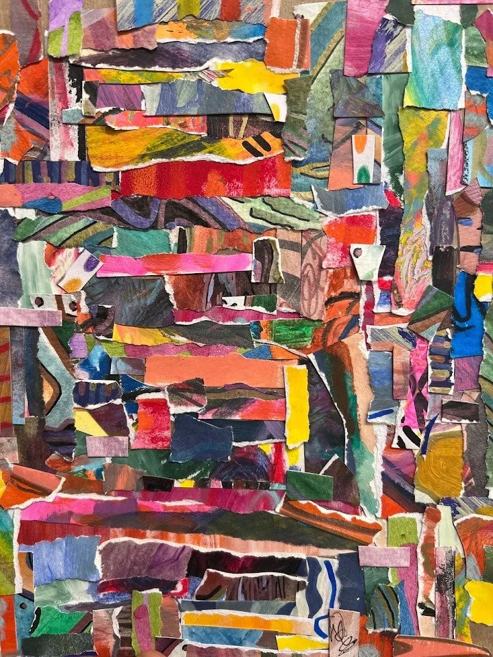 After every aura painting I do, I keep the pieces that I rip. Here is a collage of some of the ones I did this year. So thankful for those who participated, and will continue offering these next year! 
(Note to self, do a better job taking pictures o