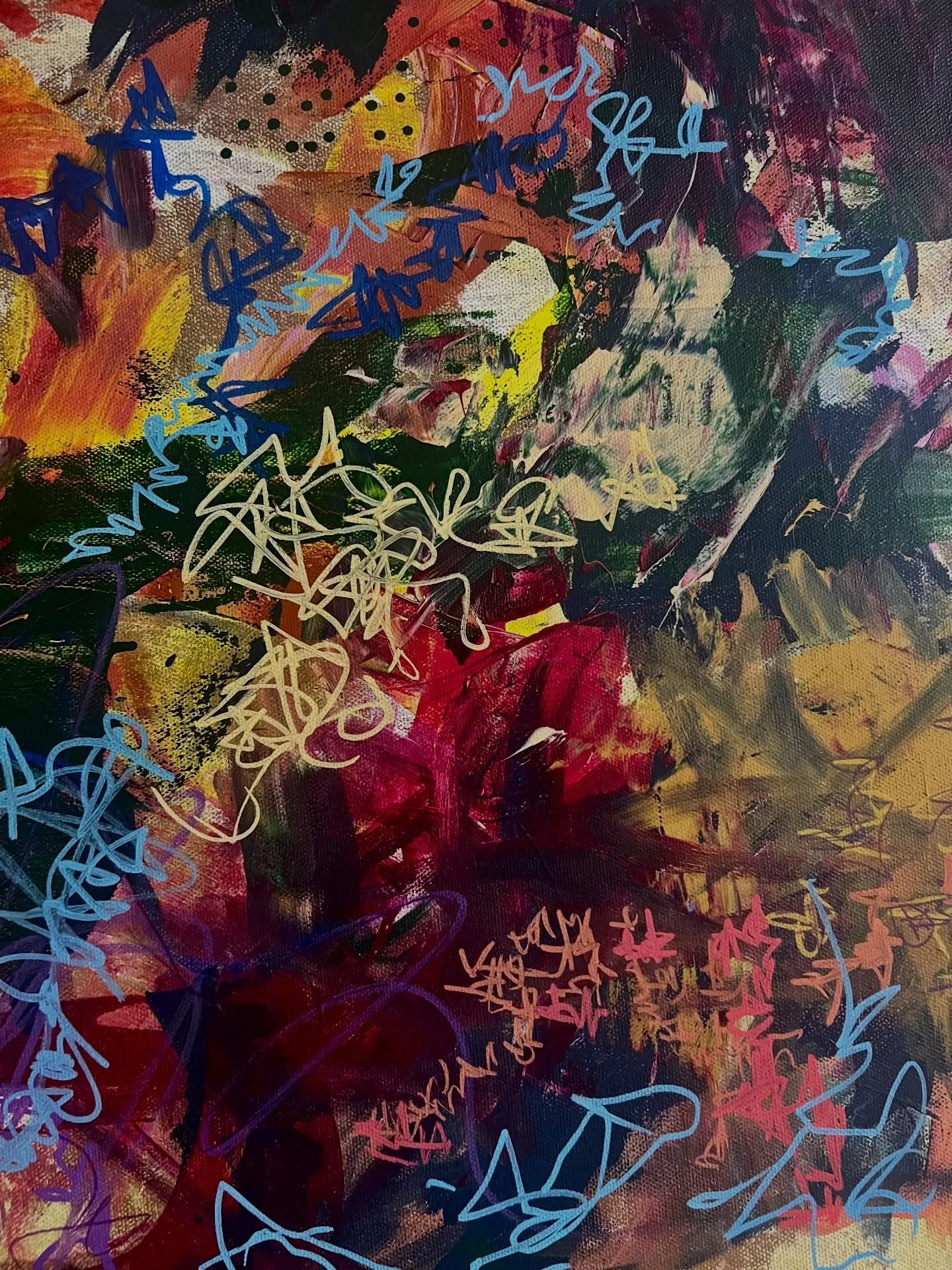 Swipe to see the current mood: externalizing my internal (chaotic) monologue so I don&rsquo;t have to carry it around all day. 

Art provides a release. Art allows for all the mistakes that life usually doesn&rsquo;t. 

I&rsquo;m offering my Art Pres