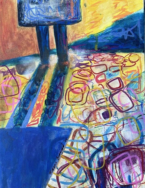 Feet in the Sand | 11"x14" | Acrylic on canvas