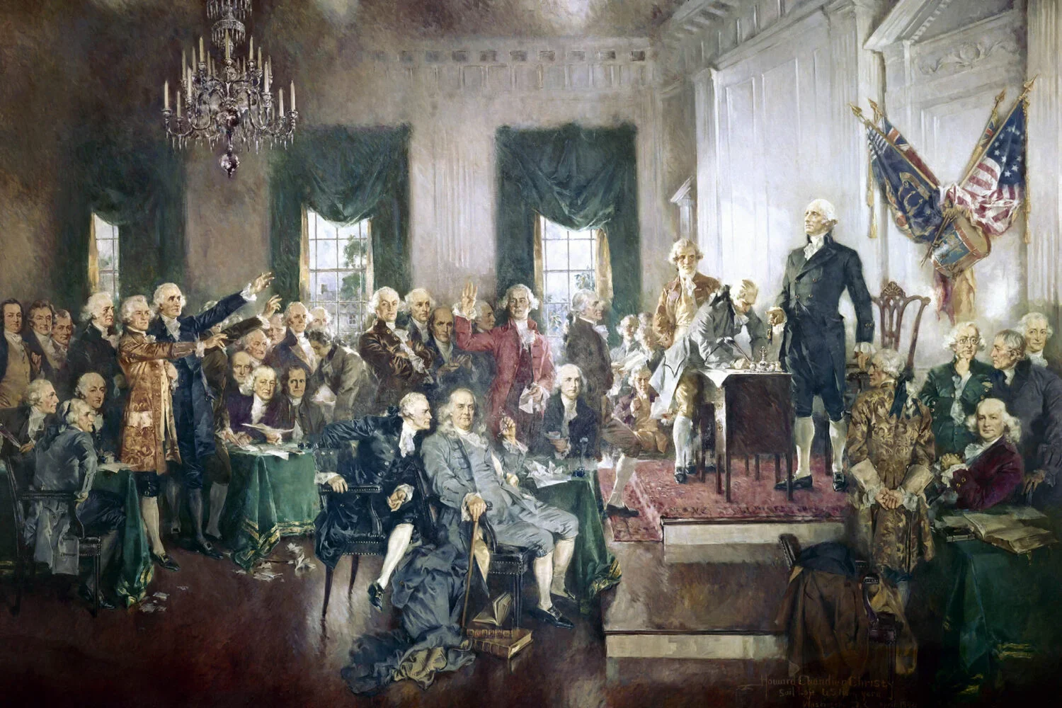 “We’re the Framers of the U.S. Constitution, and We’re A-OK with Everything Happening Right Now!”