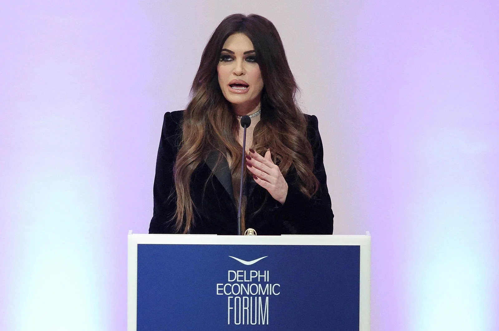 “Kimberly Guilfoyle’s Farewell Address, in the Style of Her RNC Speeches”