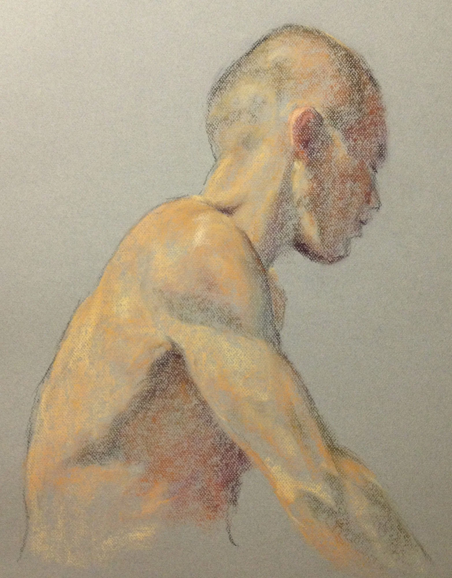 Warm Shoulder  18x24  Pastel