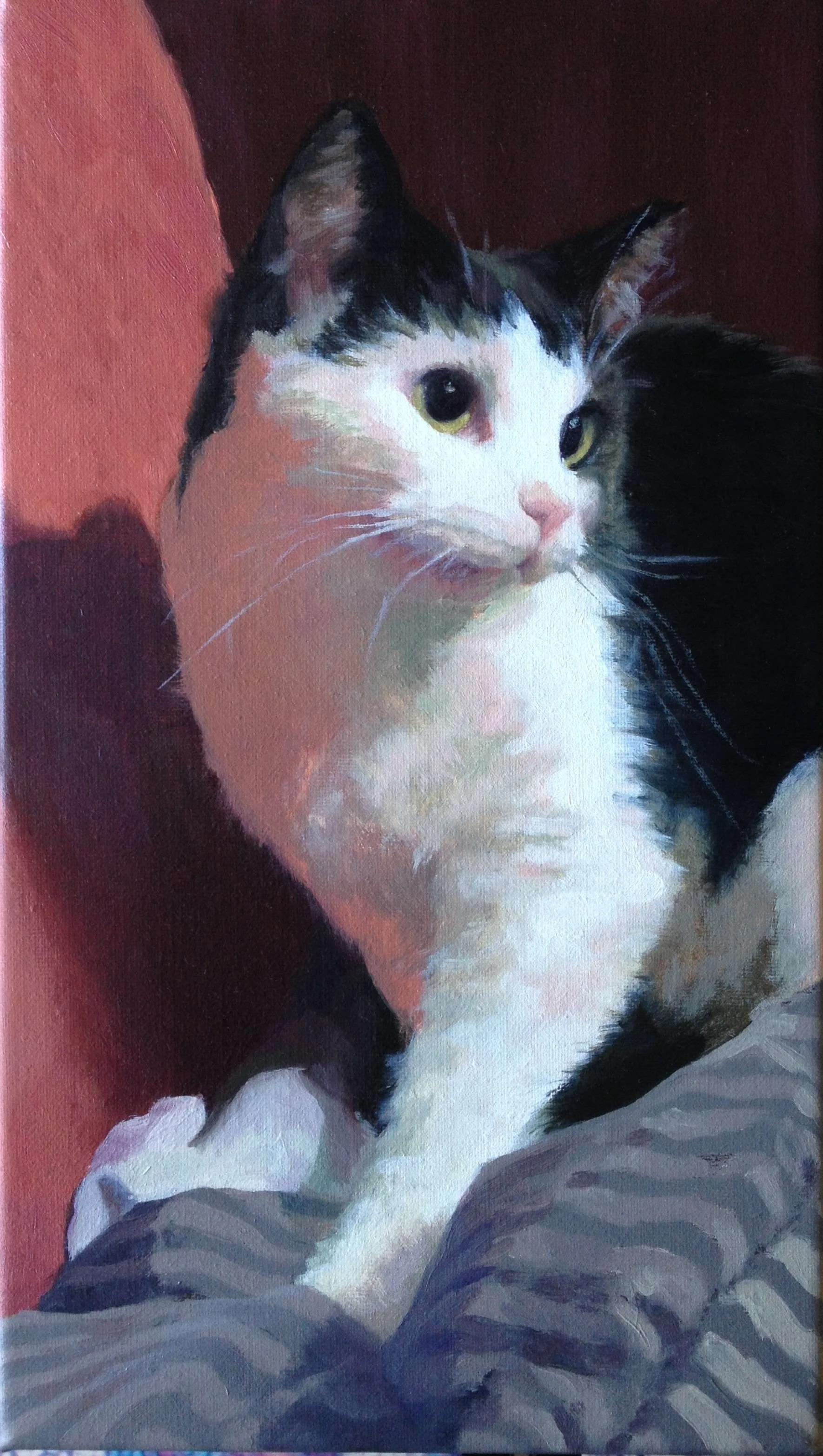 Xena Warrior Princess   8" x 13"  Oil 