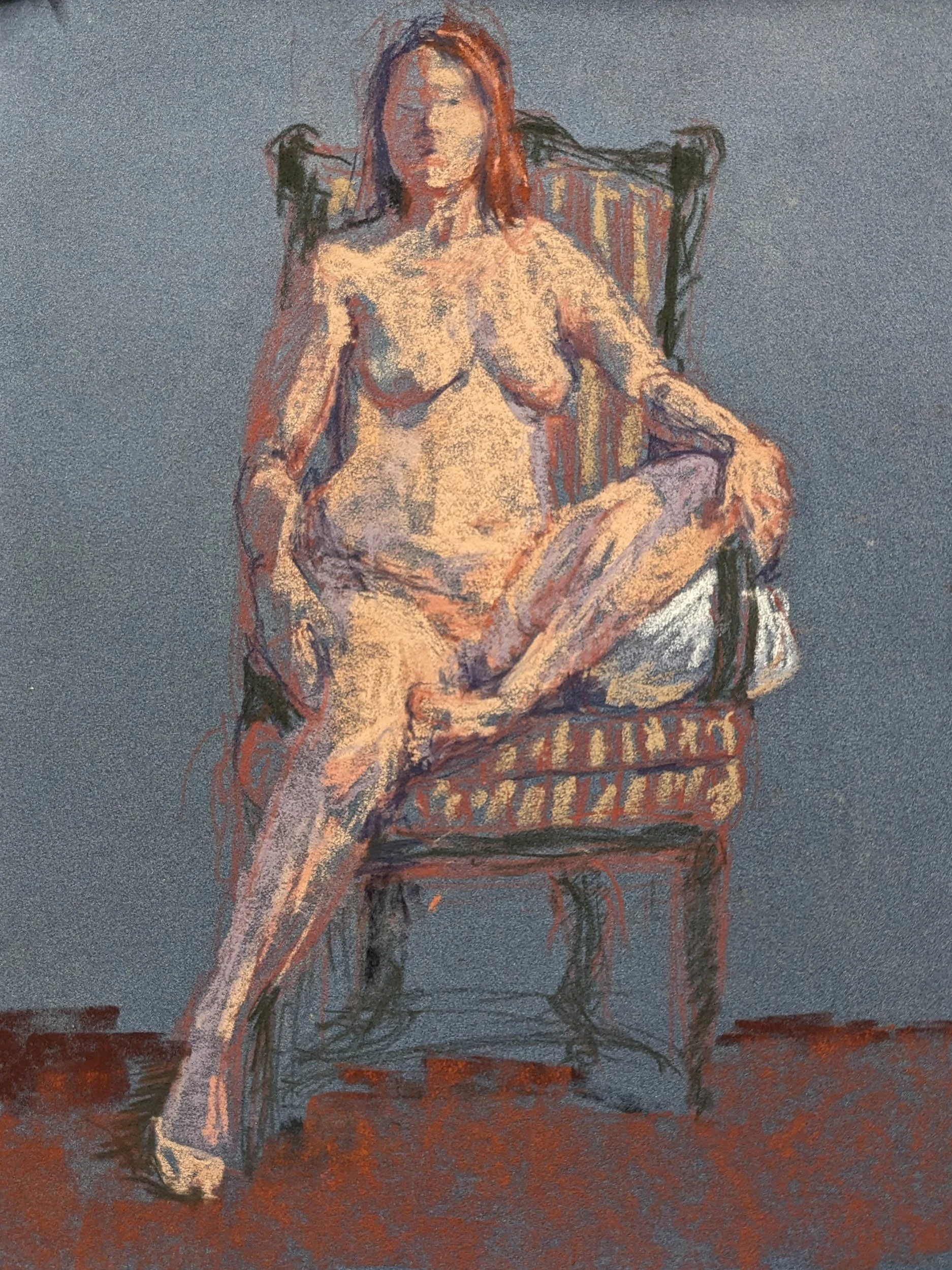 New Angle  9x12  Pastel