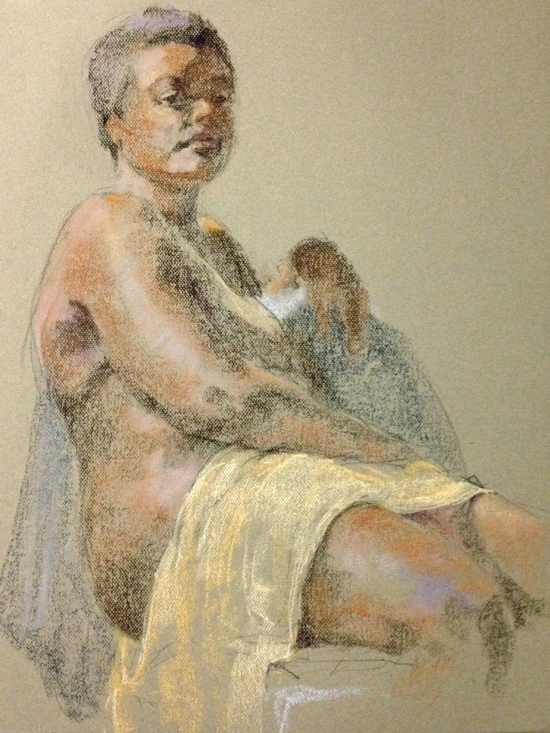 Chelsea Gold  18x24  Pastel