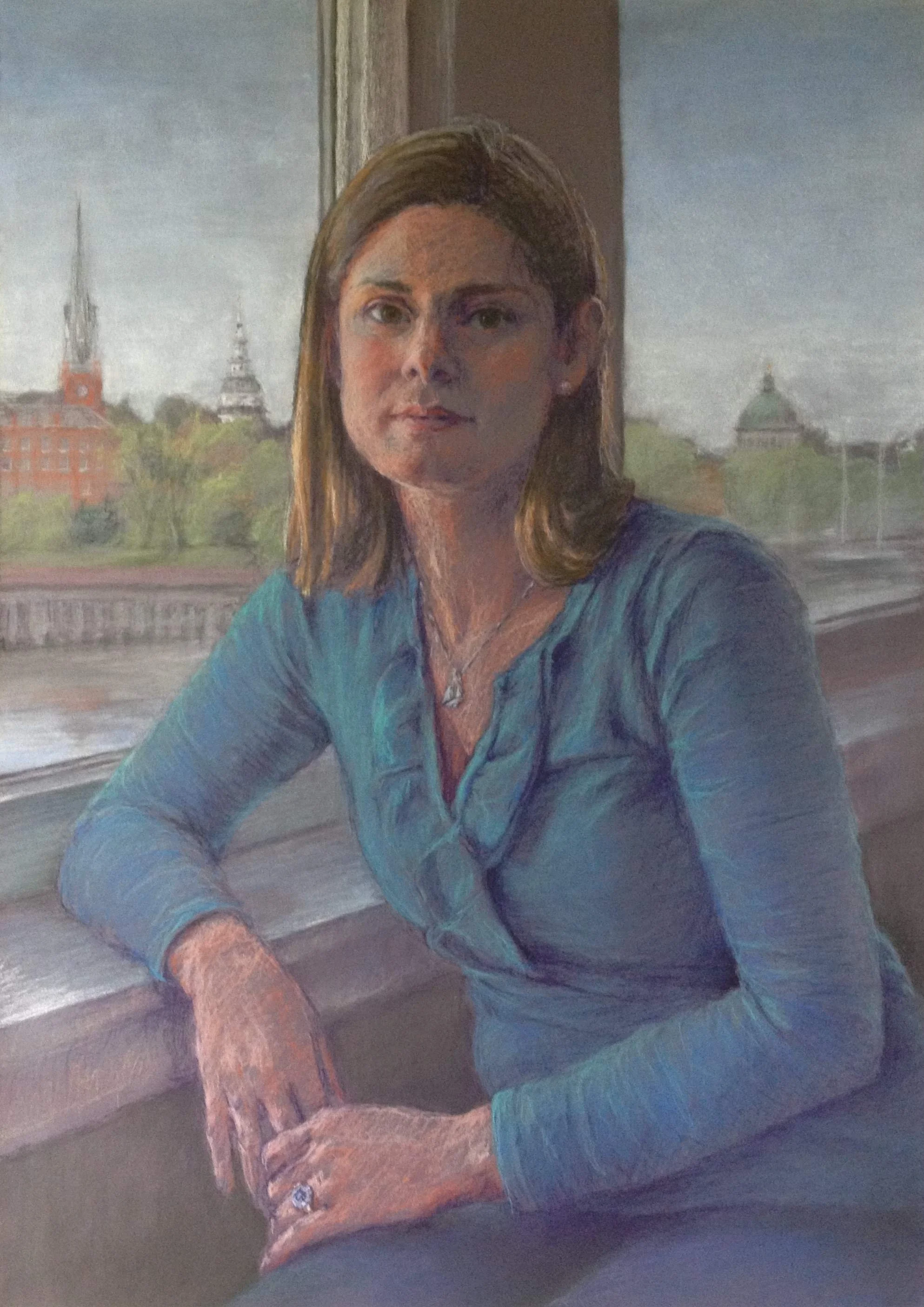 Amelia  18" x 24"  Pastel 