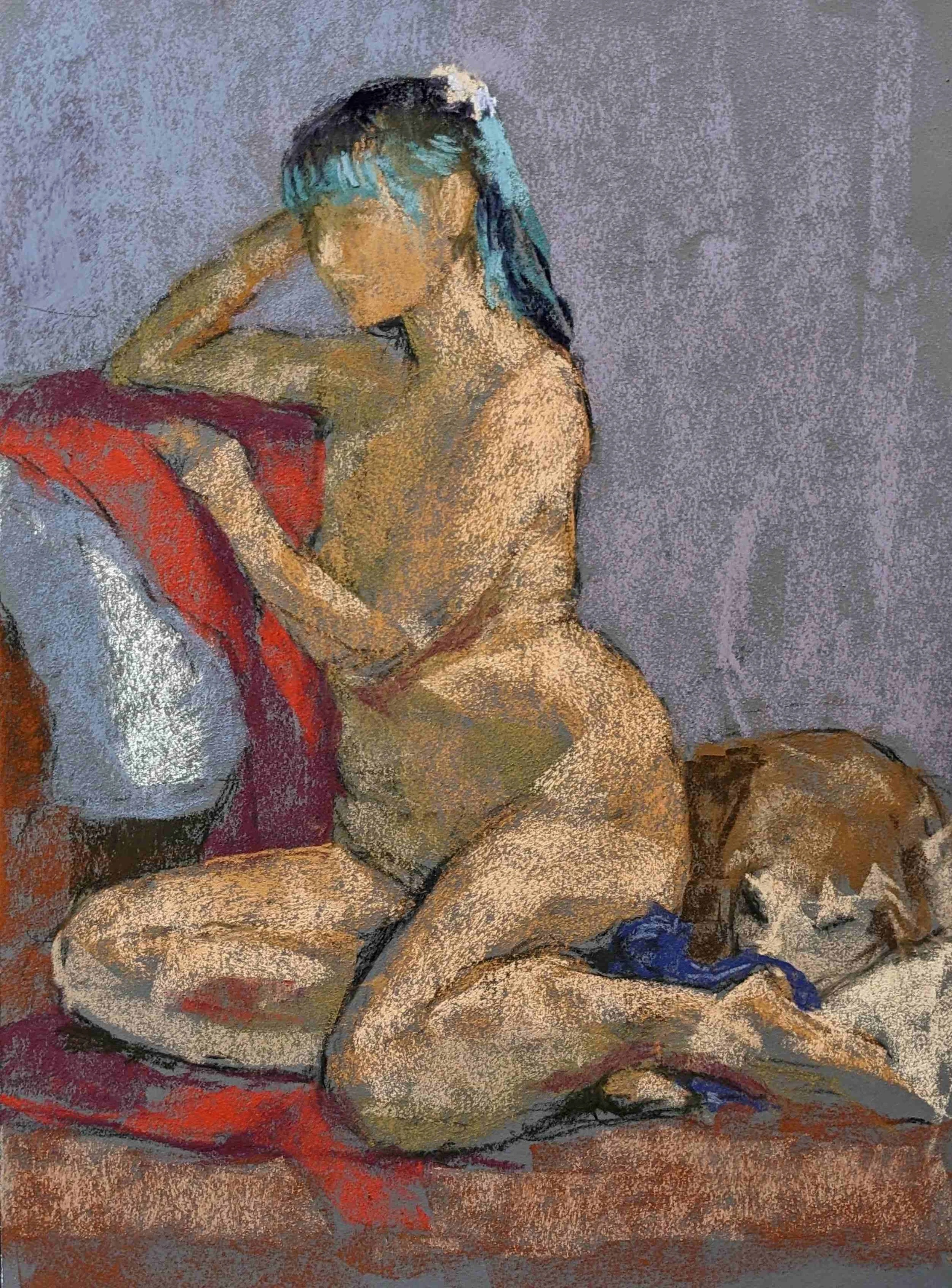 Tribe  13" x 18" Pastel