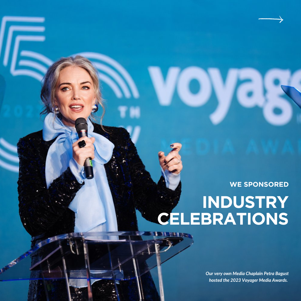  2023 was the third year MCNZ has sponsored both the New Zealand Voyager Media Awards and New Zealand Radio Awards. As a small not-for-profit sponsoring these events felt like a big move, but we saw it representing our heart to see media thrive and o