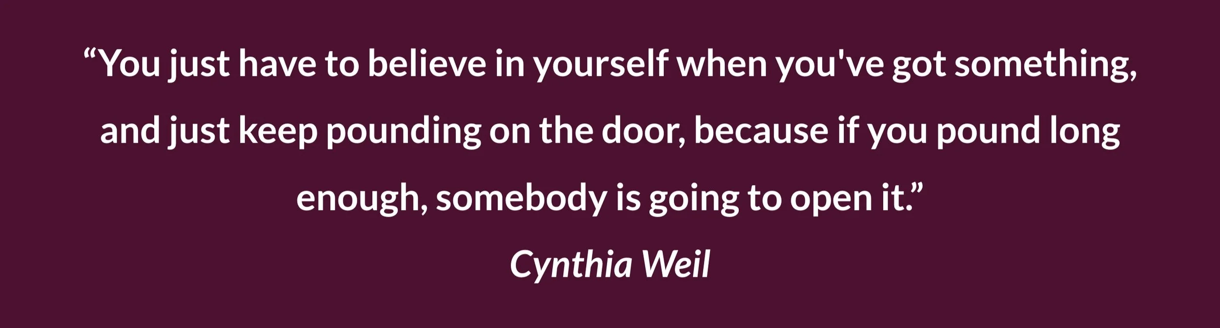 Cynthia Weil
