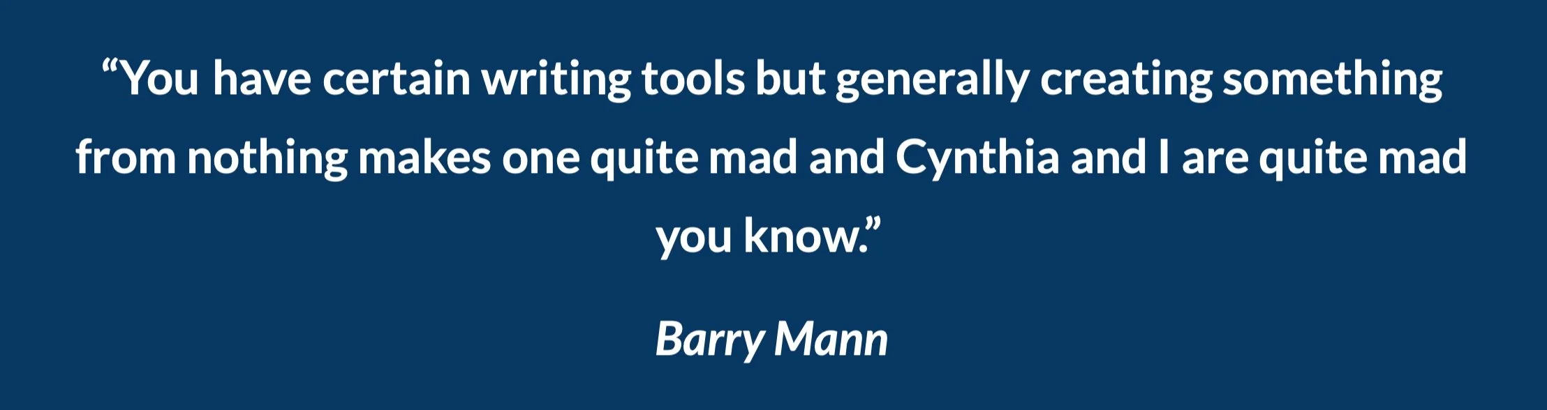 Barry Mann