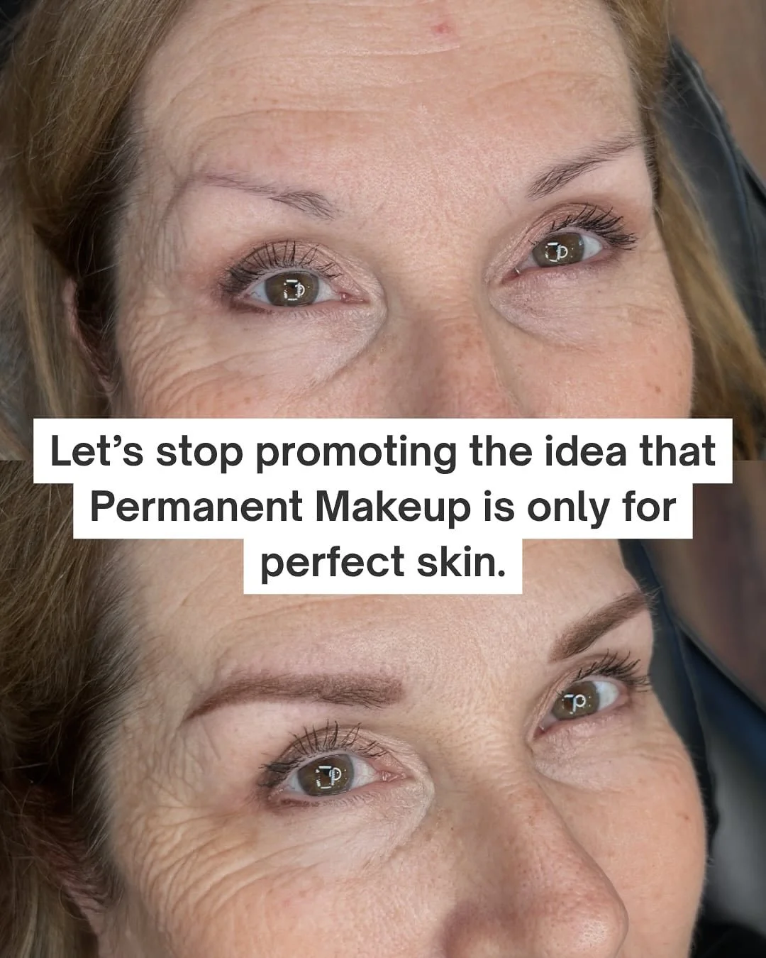 When I first started looking into permanent makeup, even before taking my first course, all I saw online were photos of young women with flawless, smooth skin.

So naturally, I thought that&rsquo;s what most permanent makeup clients looked like.

But