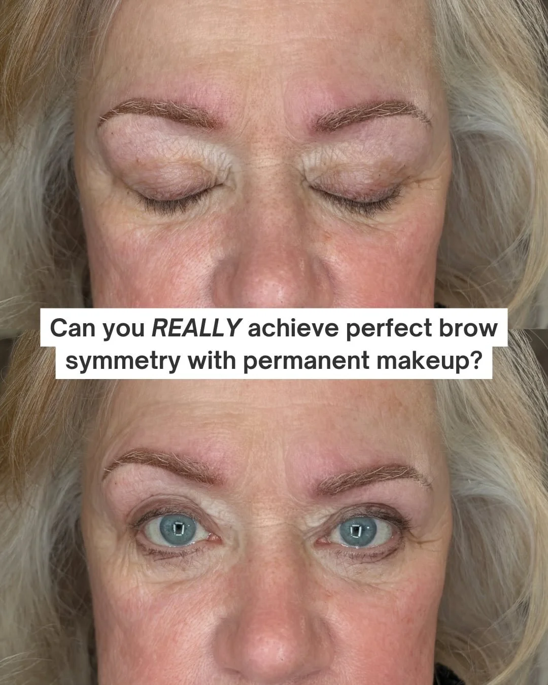 Perfect brows sound great in theory. But your face is not perfectly symmetrical, and it is definitely not perfectly still.

Almost every face has natural asymmetry. One brow may sit higher on the brow bone, one eye may open more, or one side of the f