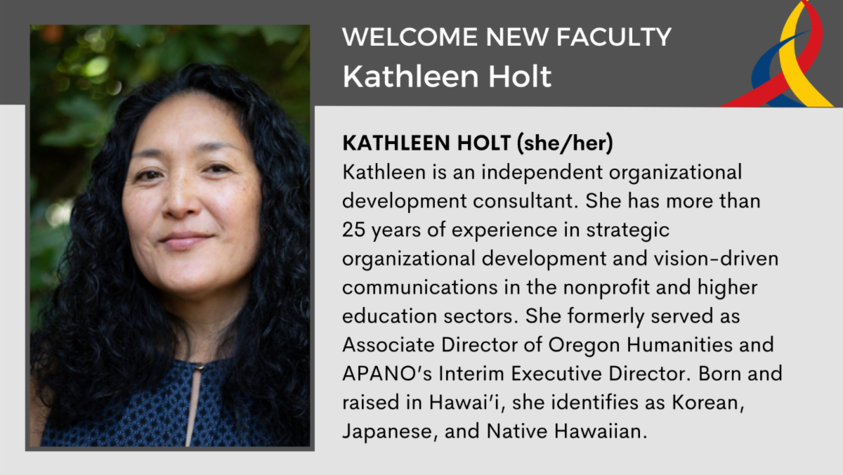 Kathleen Holt Joins ALF Oregon Faculty