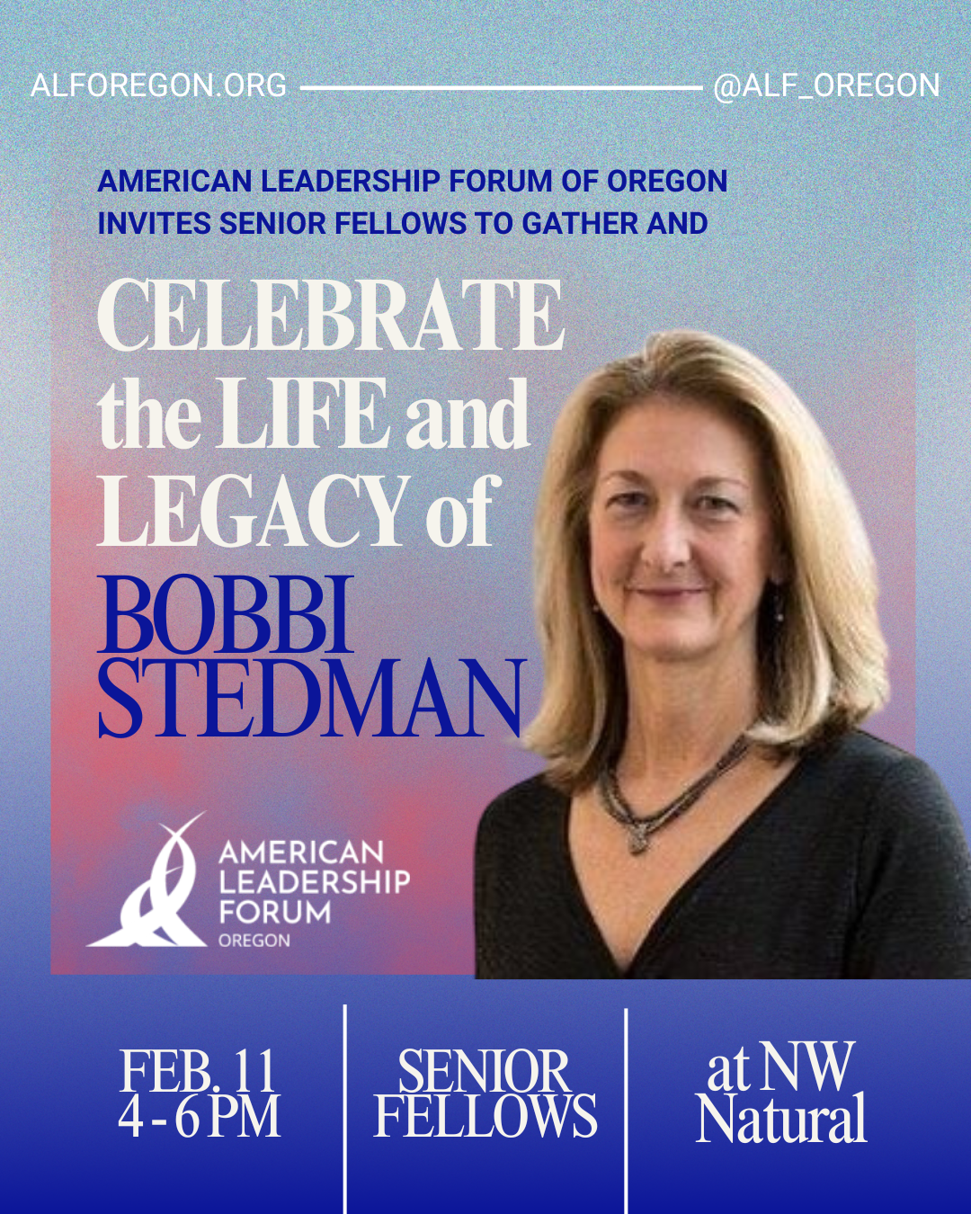 Celebrate the Life and Legacy of Bobbi Stedman