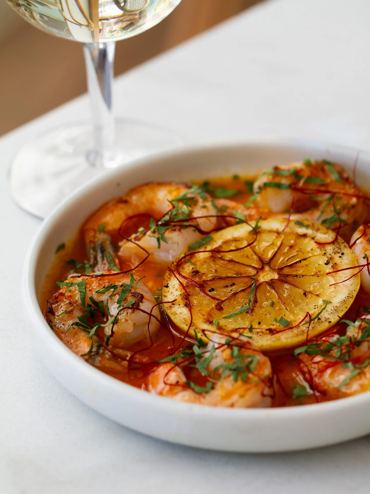 Those hot spring days call for something fresh, zesty, and a little spicy like our Yamba prawns with lemon, chilli, garlic, and herbs. 

Paired with a crispy white wine, exactly what you crave when the sun hits just right.