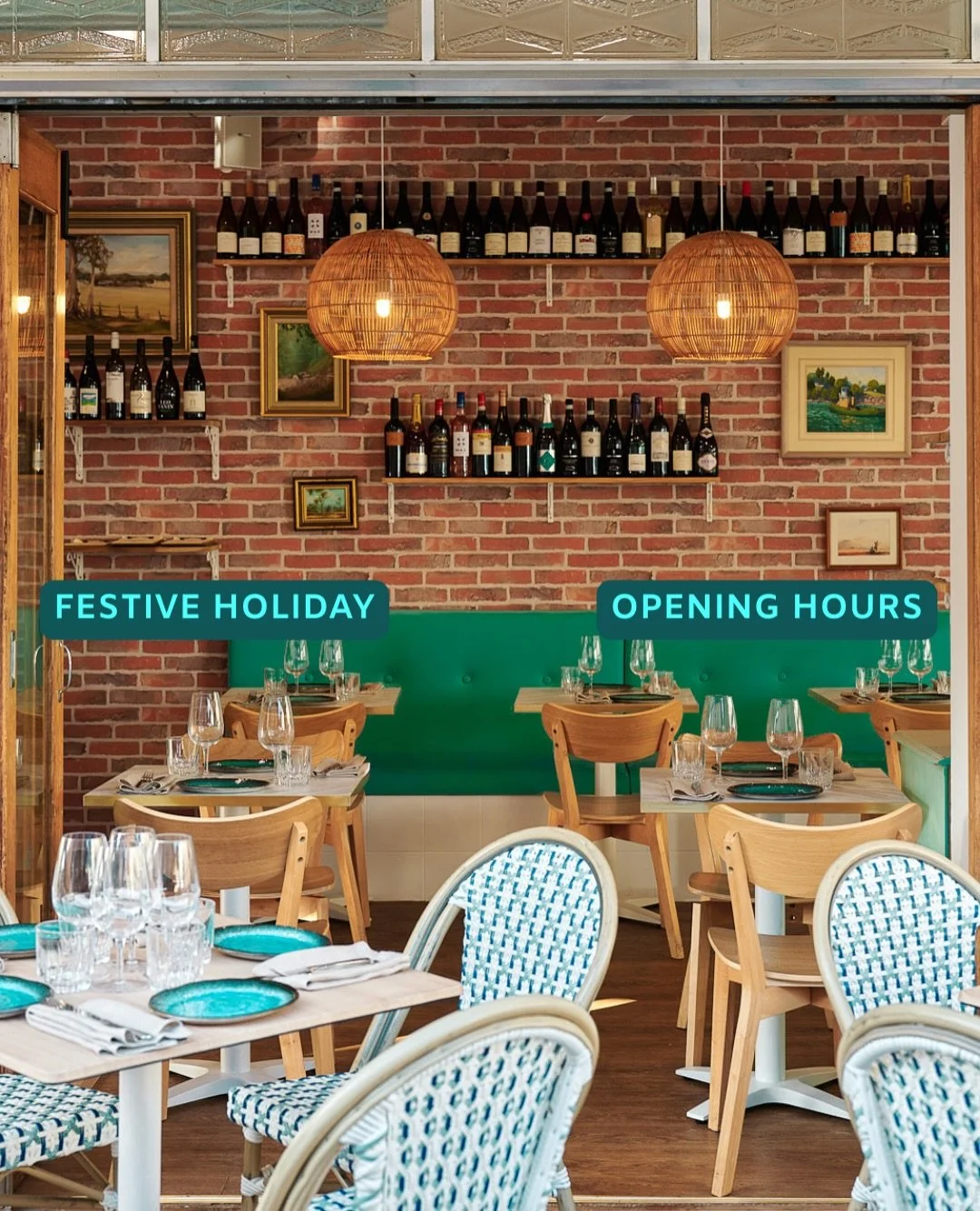A reminder that Bacari will be open all throughout the festive season! 🥂

Swipe to see our full trading hours and plan your holiday celebrations with us. ✨