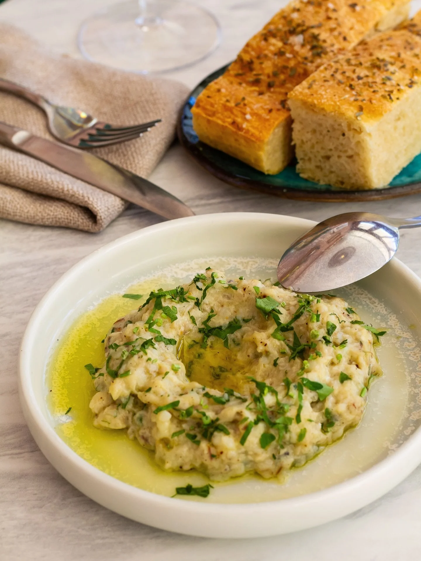 Simple things done right.

Barramundi with potato salata, lemon and chives: simple, vibrant and made to share.

The kind of plate that disappears quickly once it hits the table.

Book in and join us.