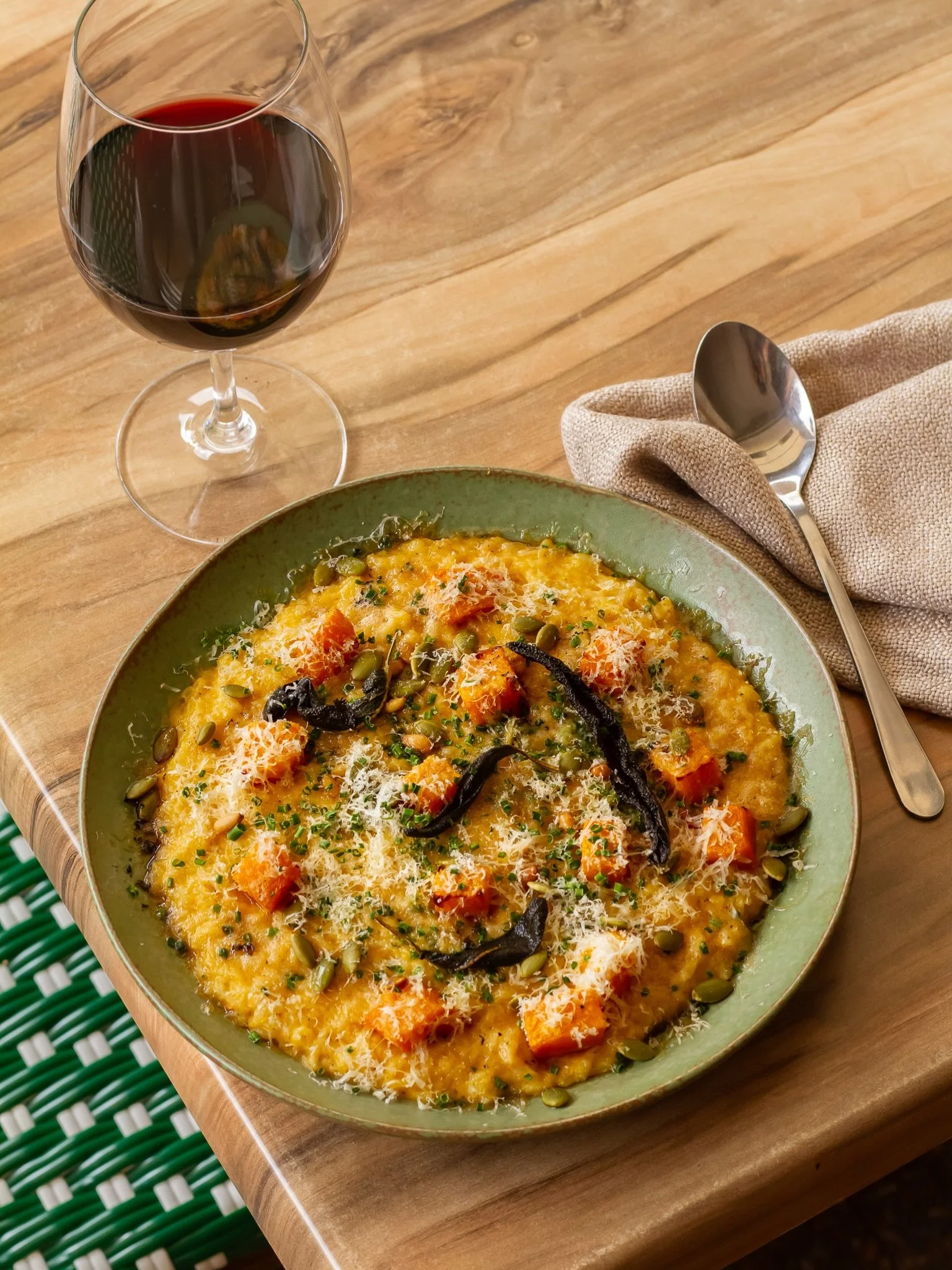 Autumn, in a plate 🍂

Our new pumpkin risotto is all about comfort done right &mdash; slow-cooked rice, sweet roasted pumpkin, a touch of richness, and that perfect balance that keeps you going back for another bite.

The kind of dish you settle int