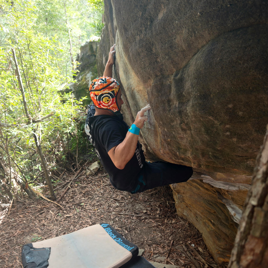 Stu Climbing