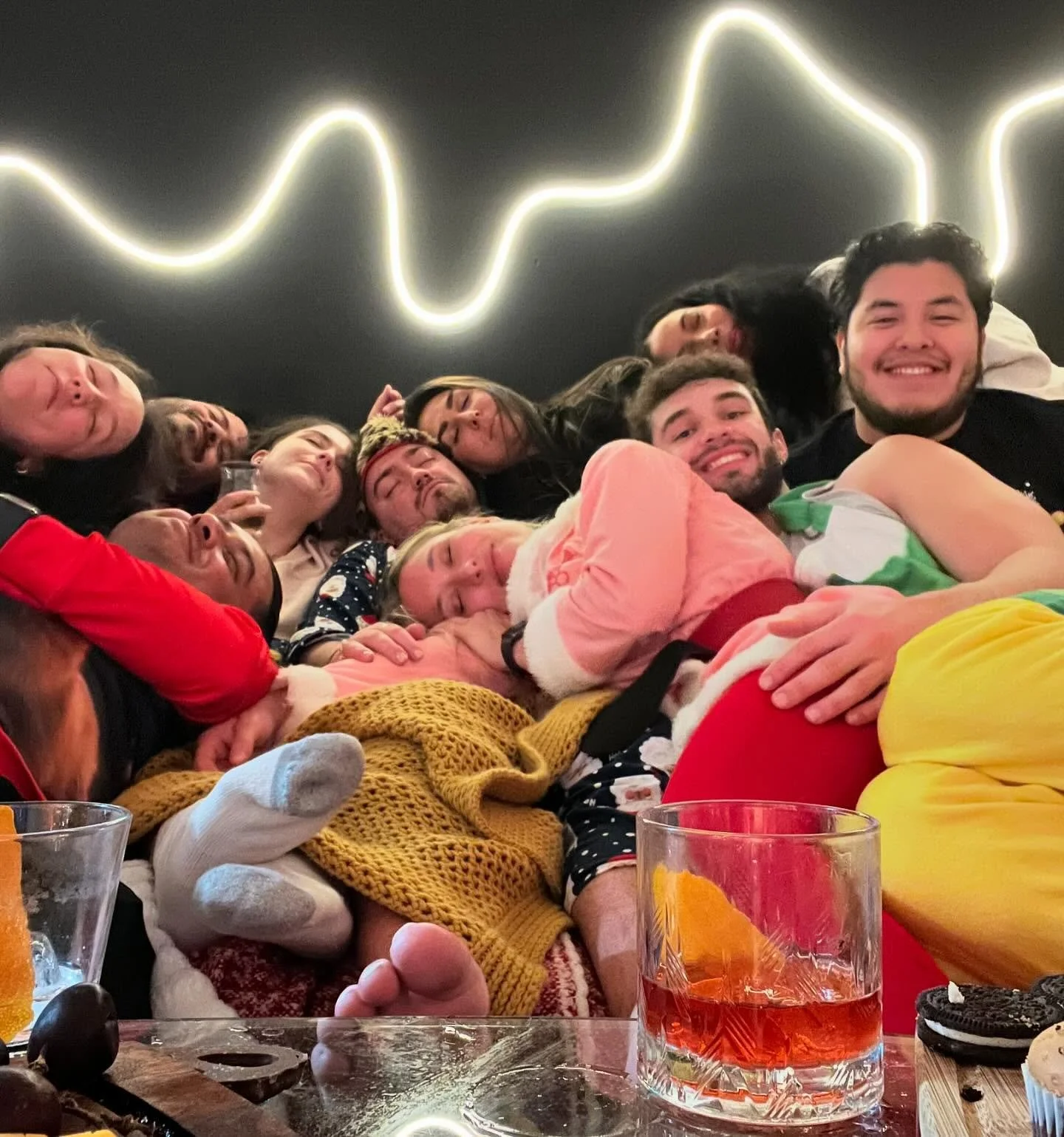 &lsquo;Twas the night before Christmas, when all through the house, not a creature was stirring on this comfy a** couch.