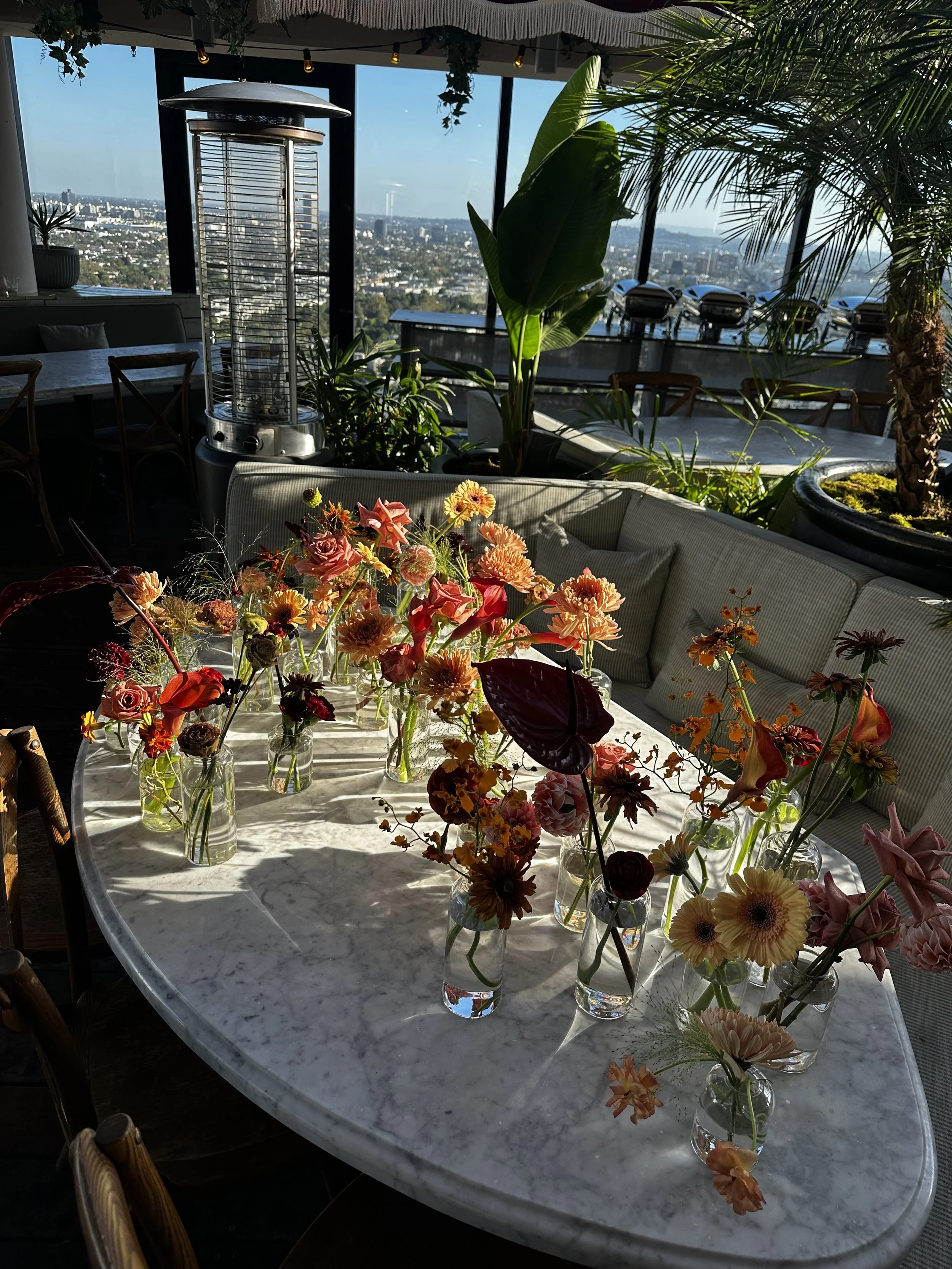 Harriets Weho Networking Event Fall Florals