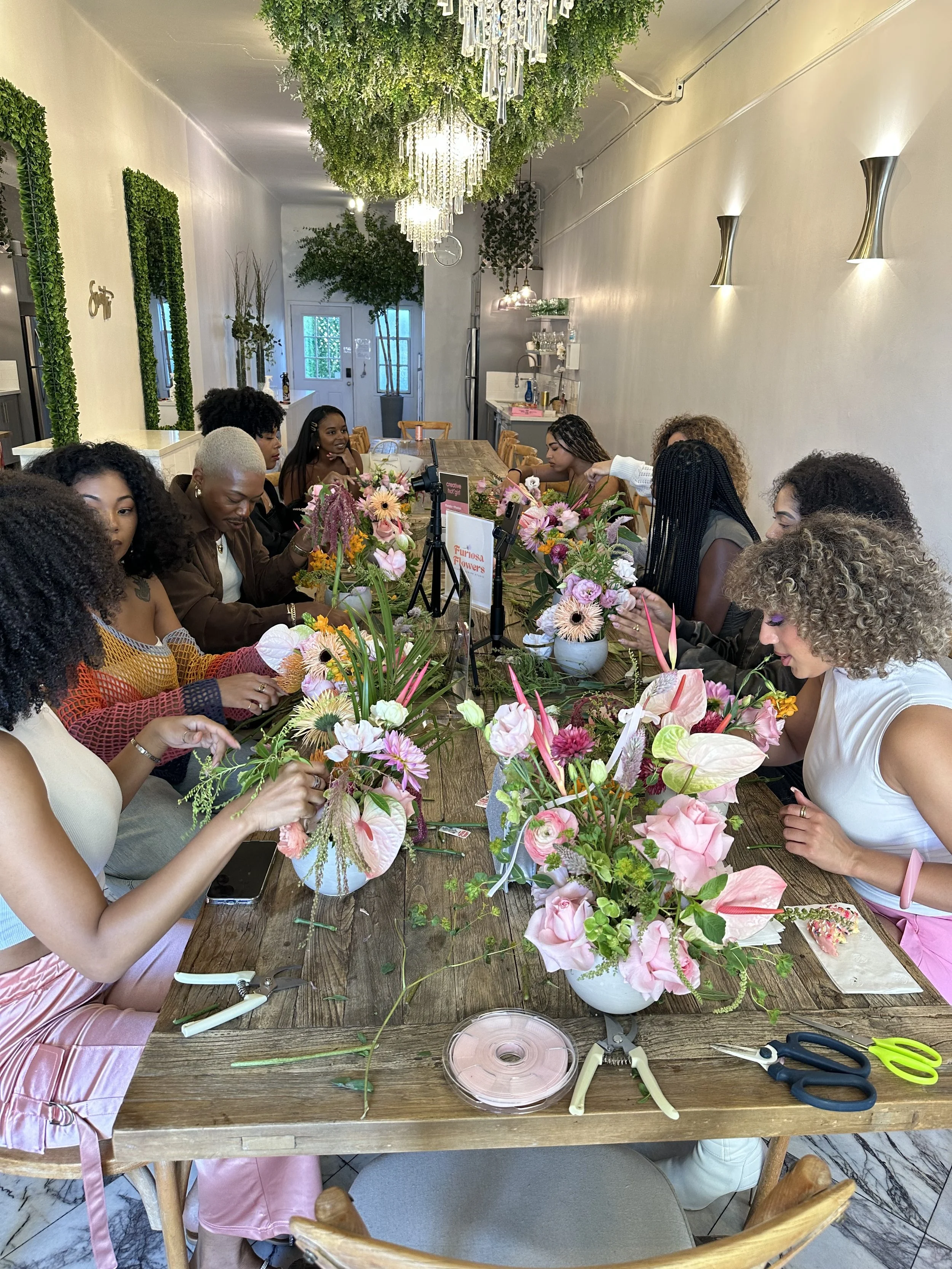 Floral Workshop Creative Hot GIrl