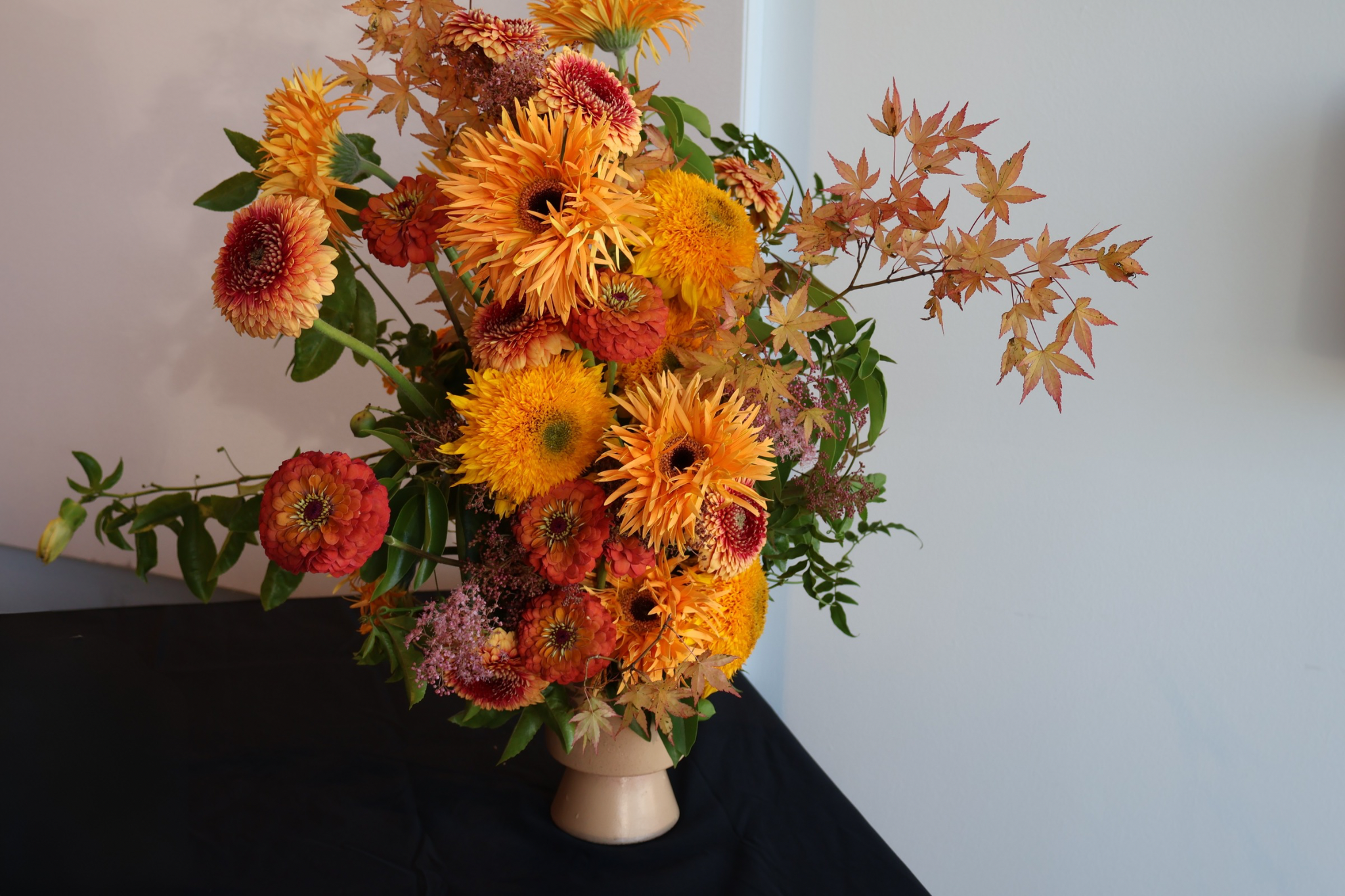 Van Gogh Inspired Sunflower Arrangement