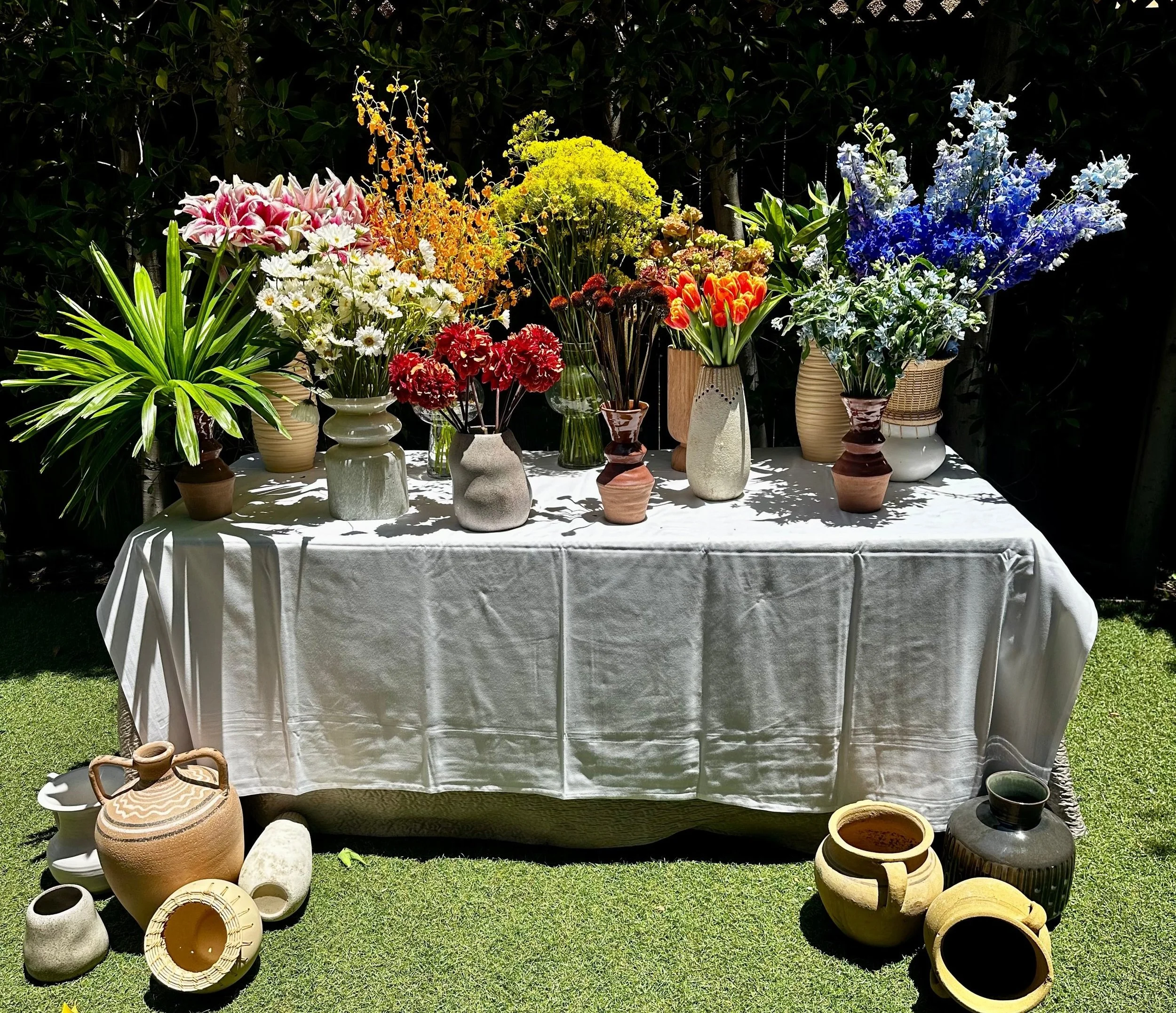 ifsthetic floral bar at ilCielo Beverly Hills- Pr brand event