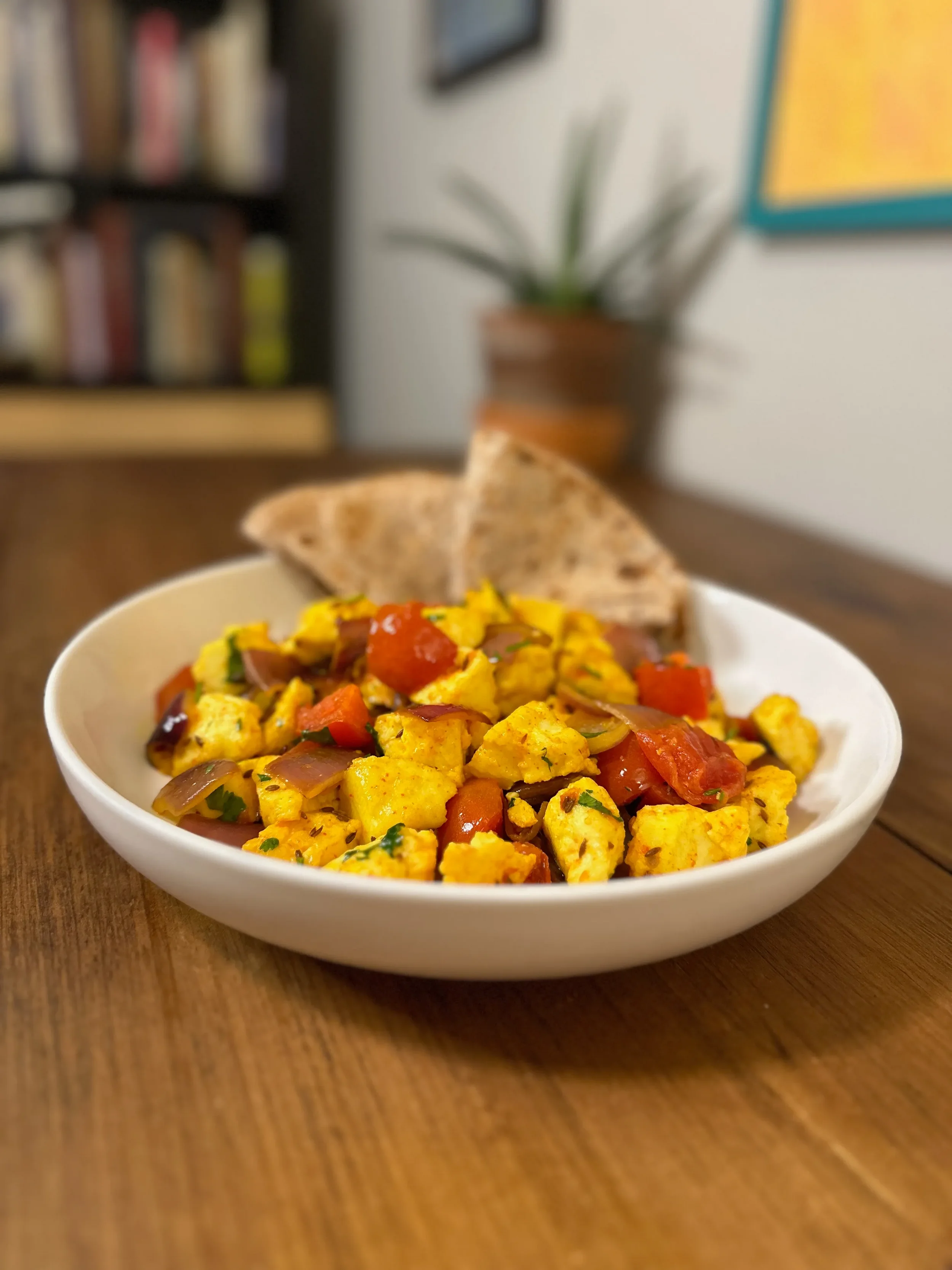 Spicy Scrambled Cheese (Paneer ki Bhurji)