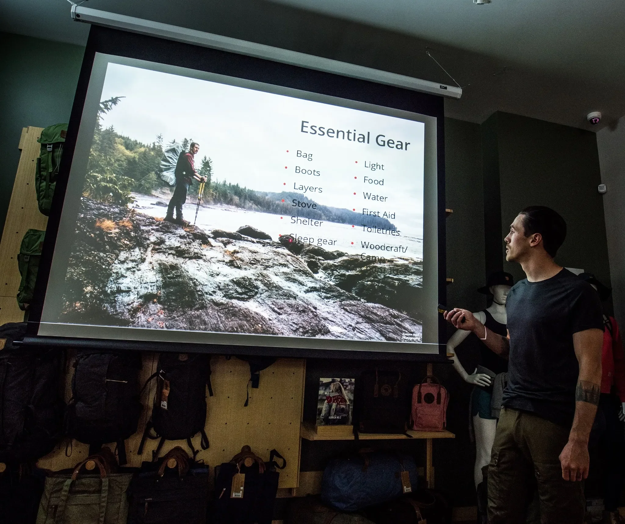 Coach Josh Wood Backpacking 101 hosted by Fjallraven Canada