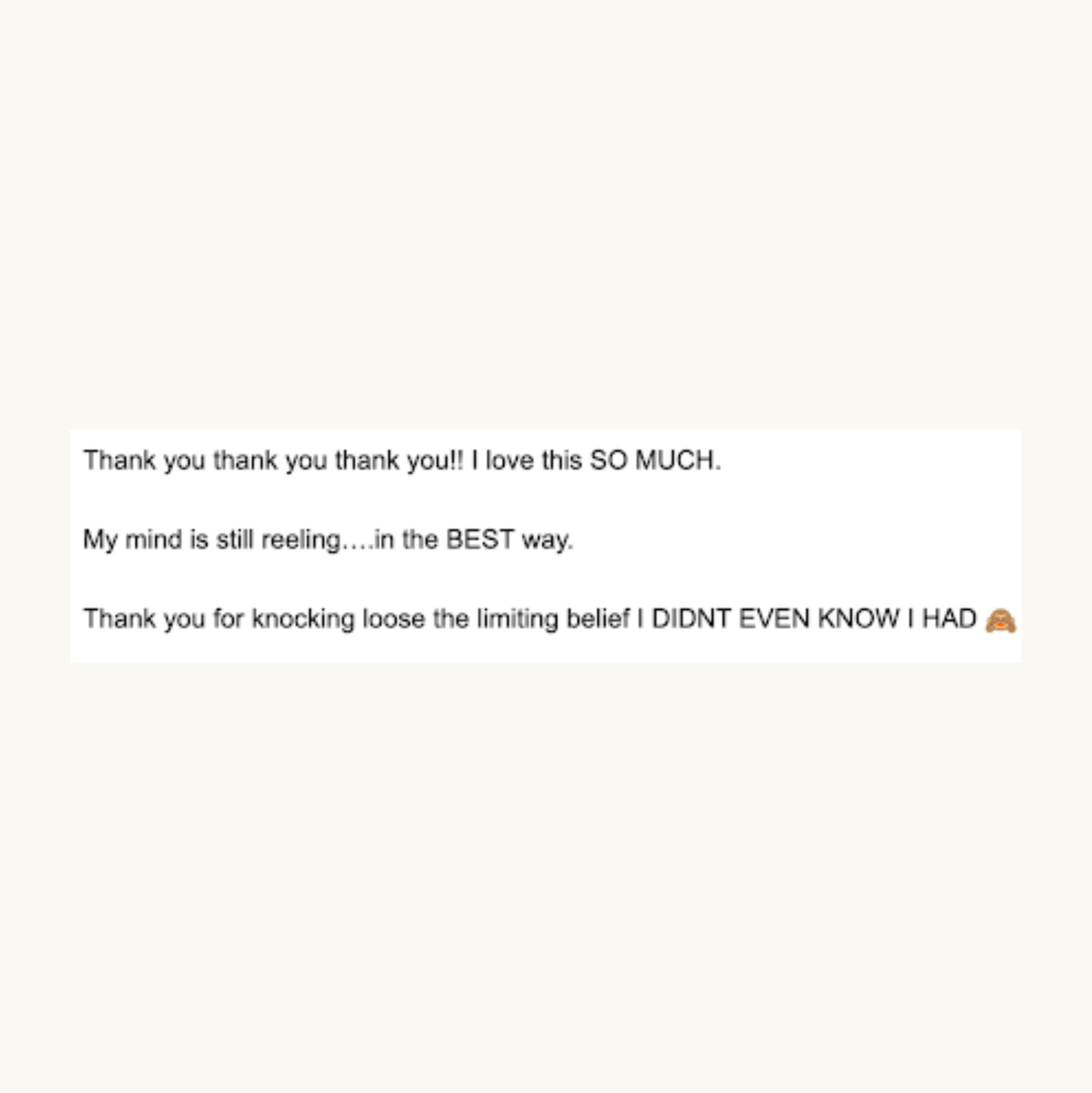 Testimonial