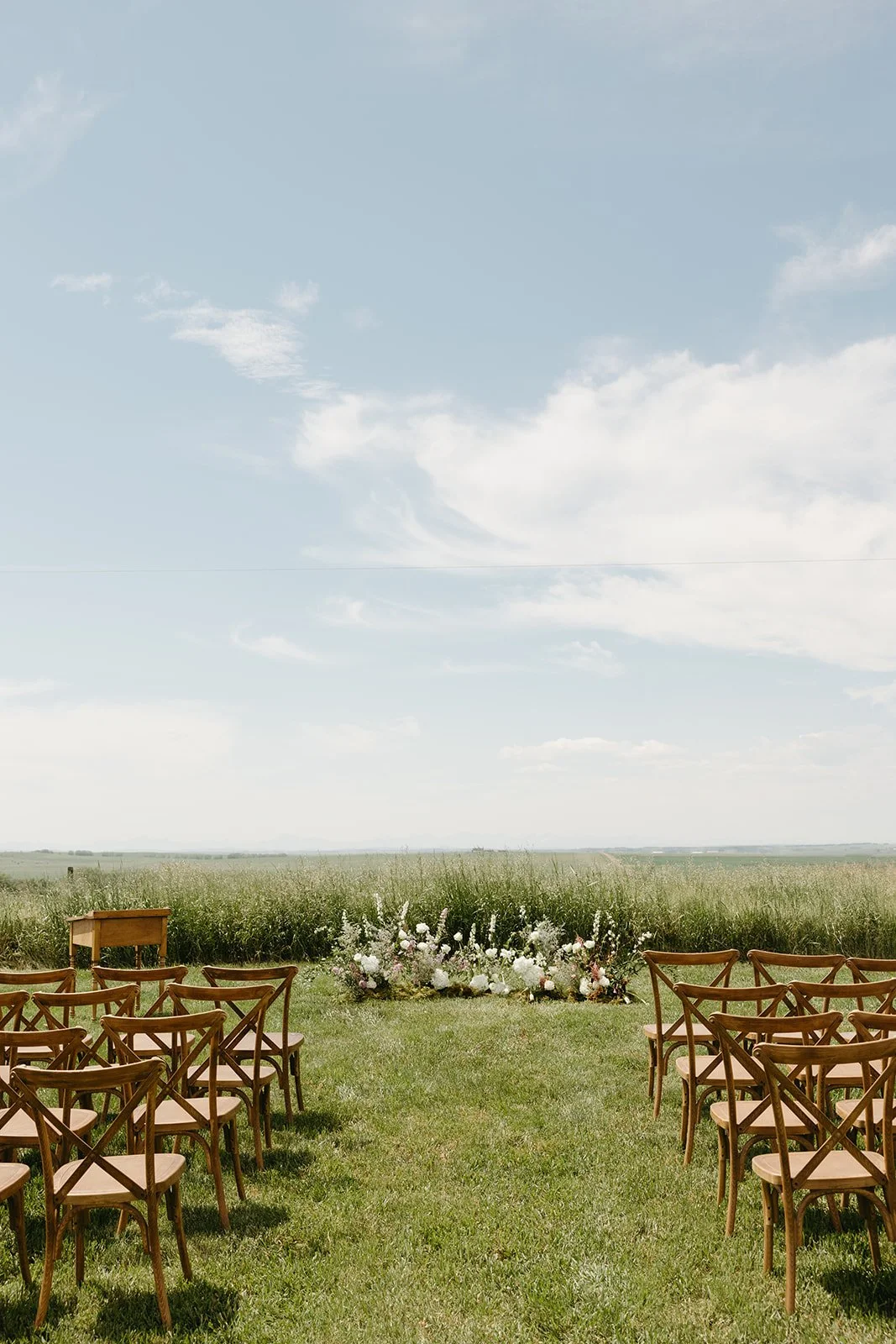Outdoor wedding venue Calgary