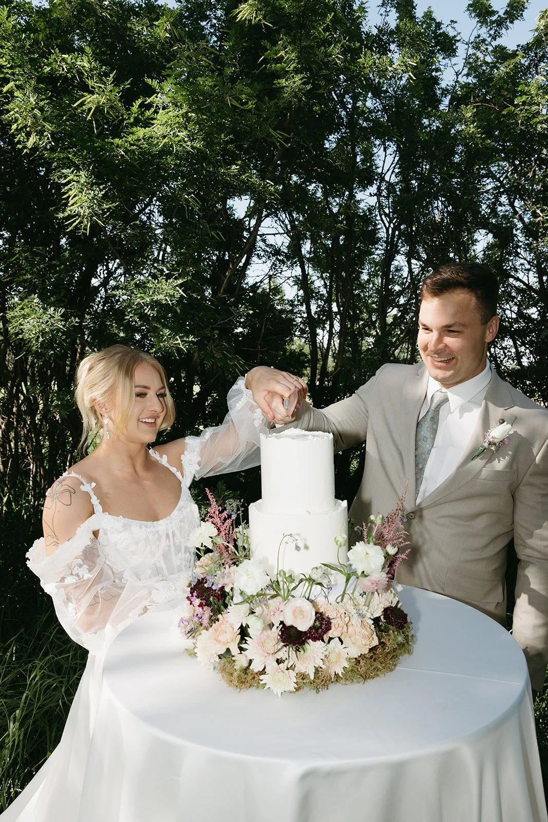 Outdoor wedding venue Calgary
