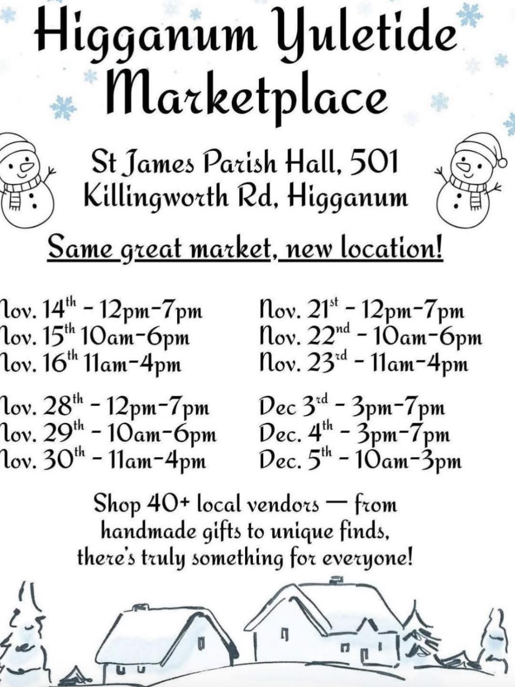 Higganum Yuletide Marketplace 