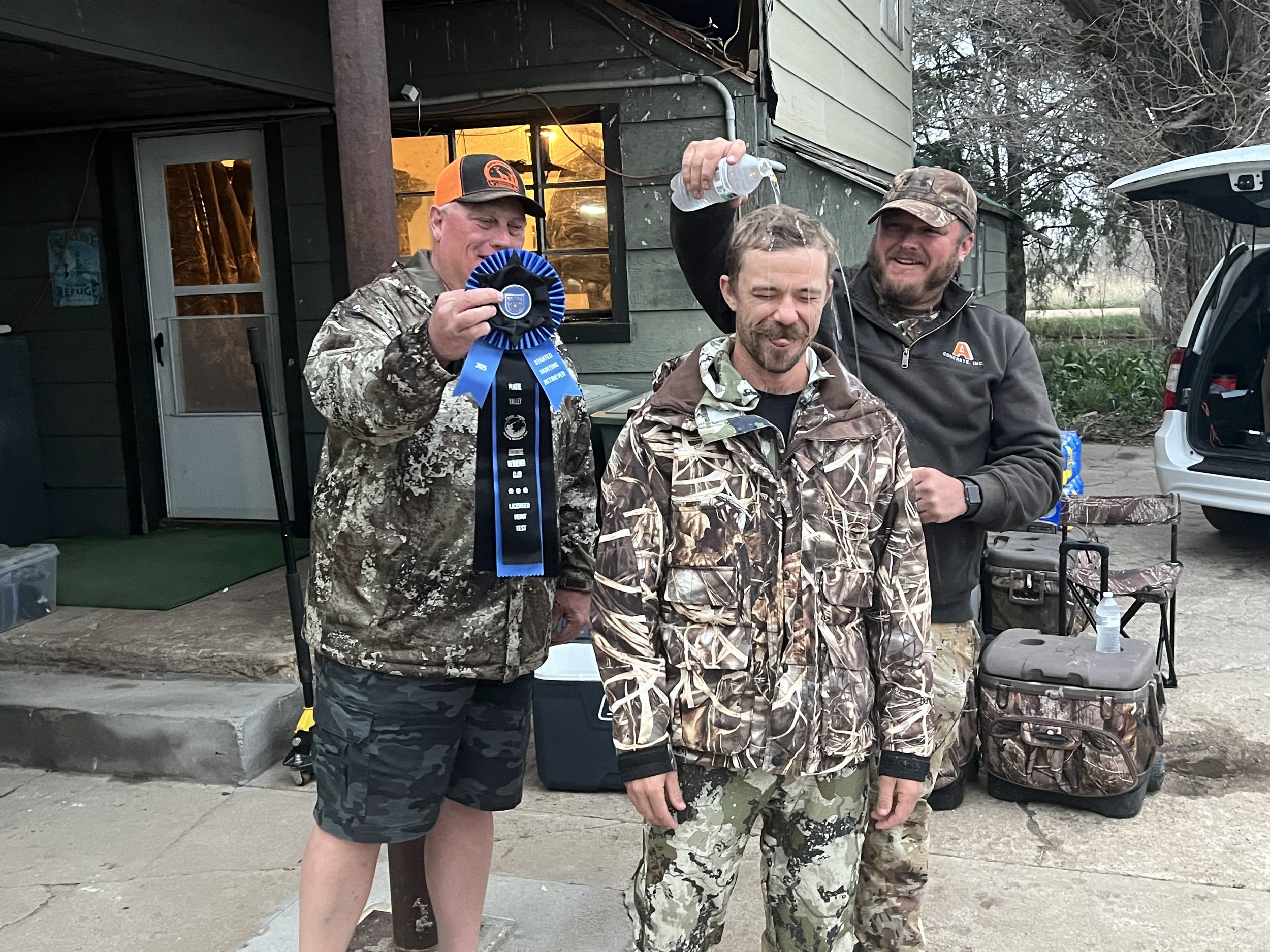 Platte Valley Hunt Test April 26th & 27th - John Eldridge & Blue - Started Title