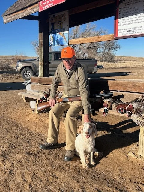 Bob Beaumont & Jude at Rocky Mountain Roosters