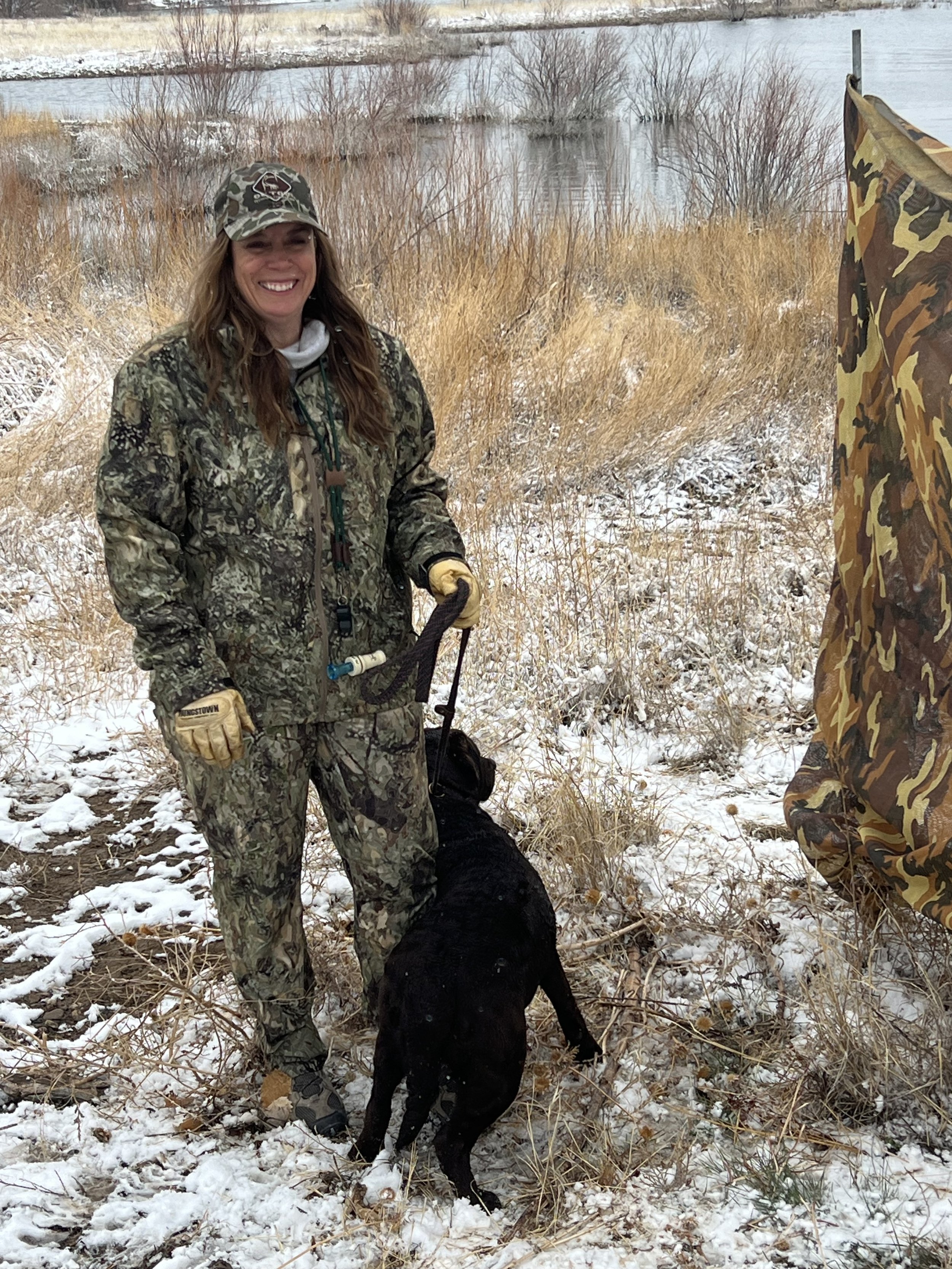 Bobbie Blood and Tatum at Started land test