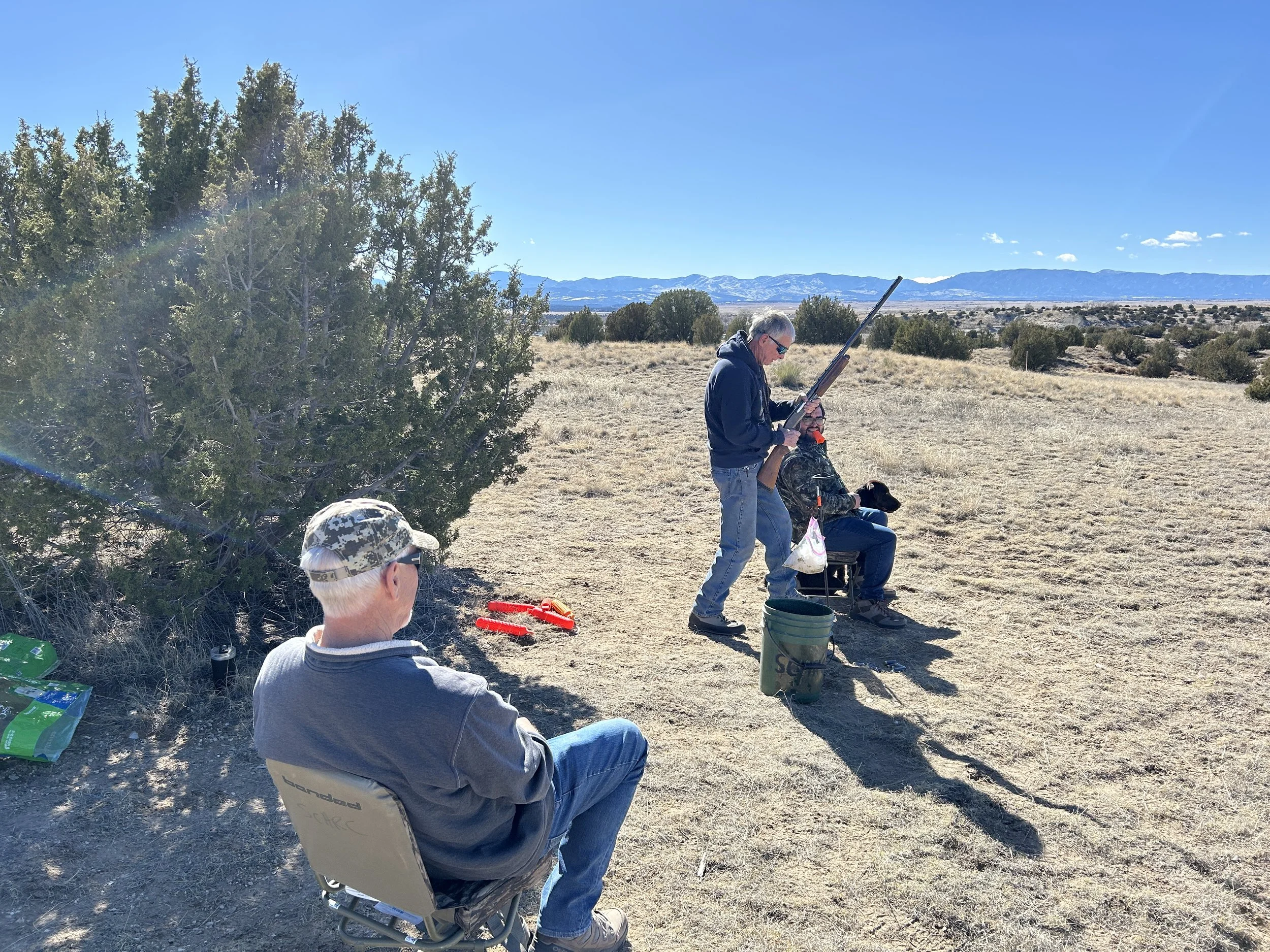 March 7, 2026 Training Day - Chuck Schone & Josh running Finished Marks