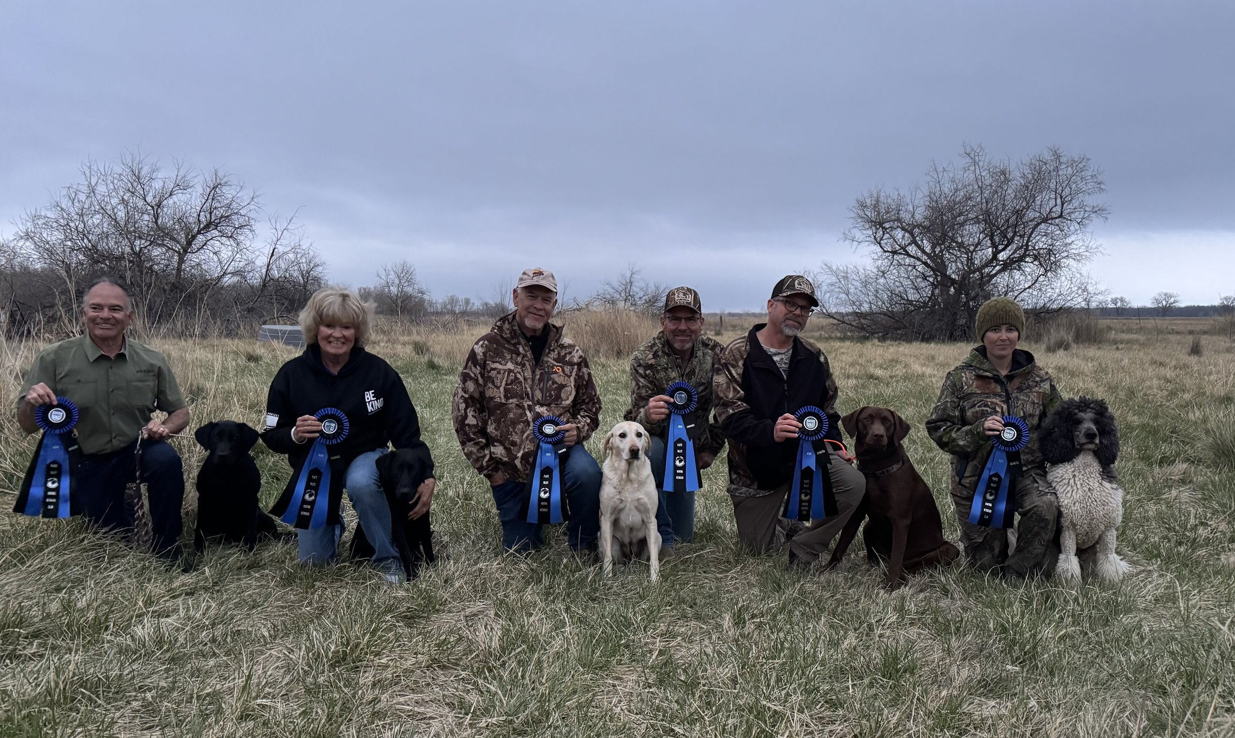 Platte Valley Hunt Test April 26th & 27th - John Eden & Pounce / Kathi Streeter & Classy / Erik Brekke & Breeze / Faron Eddy & Rock / Eric Kahle & Rip / Meagan Townsend & Nakoah