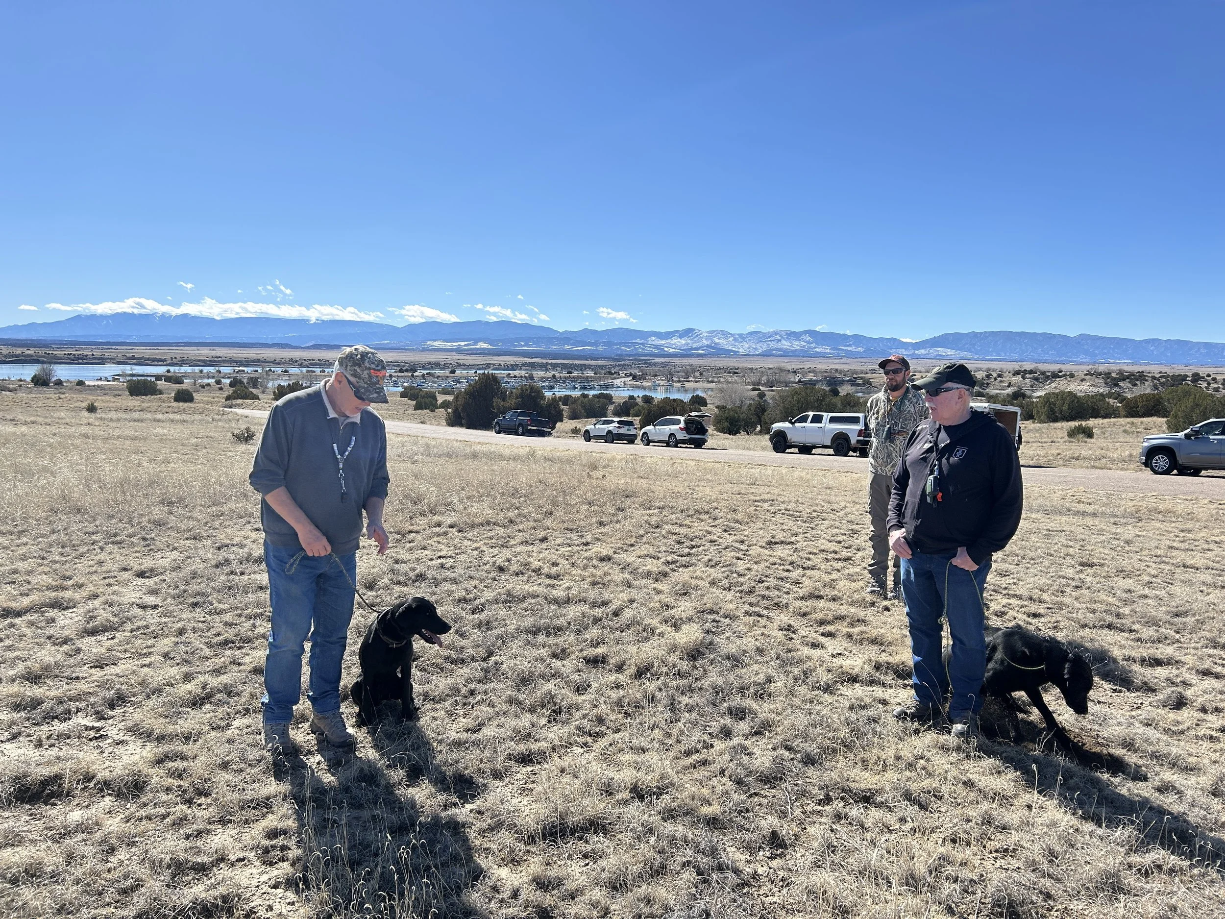 March 7, 2026 Training Day - Erik Brekke & Rainy demonstrating how to line to a pile