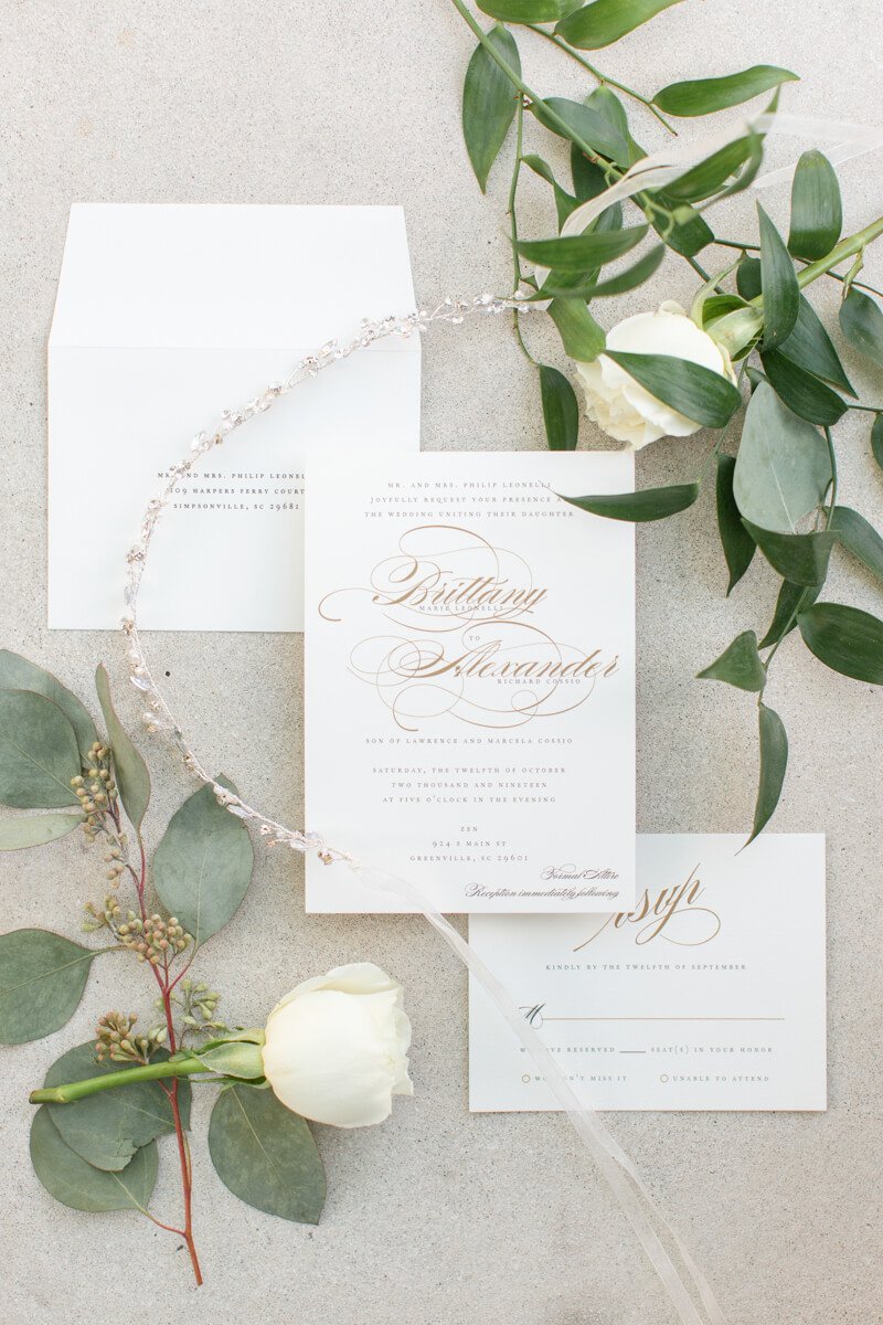 Downtown Greenville Wedding