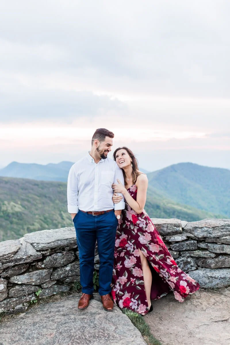 Craggy Gardens Asheville Engagement