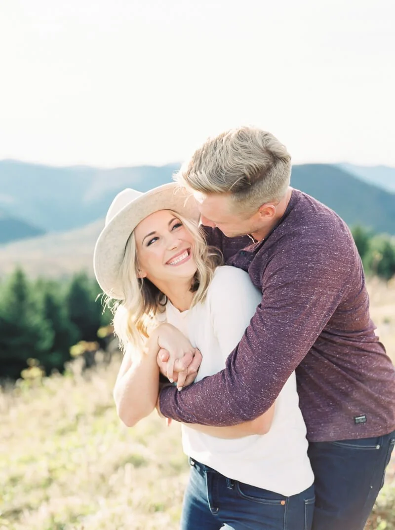 Mountaintop Asheville Engagement