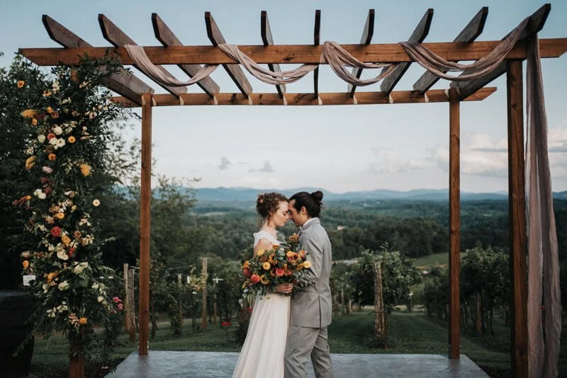 Moonlight Asheville Wedding Shoot