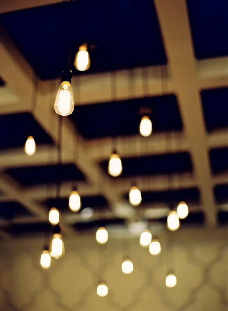 Light Bulbs Idea - Wedding Lighting