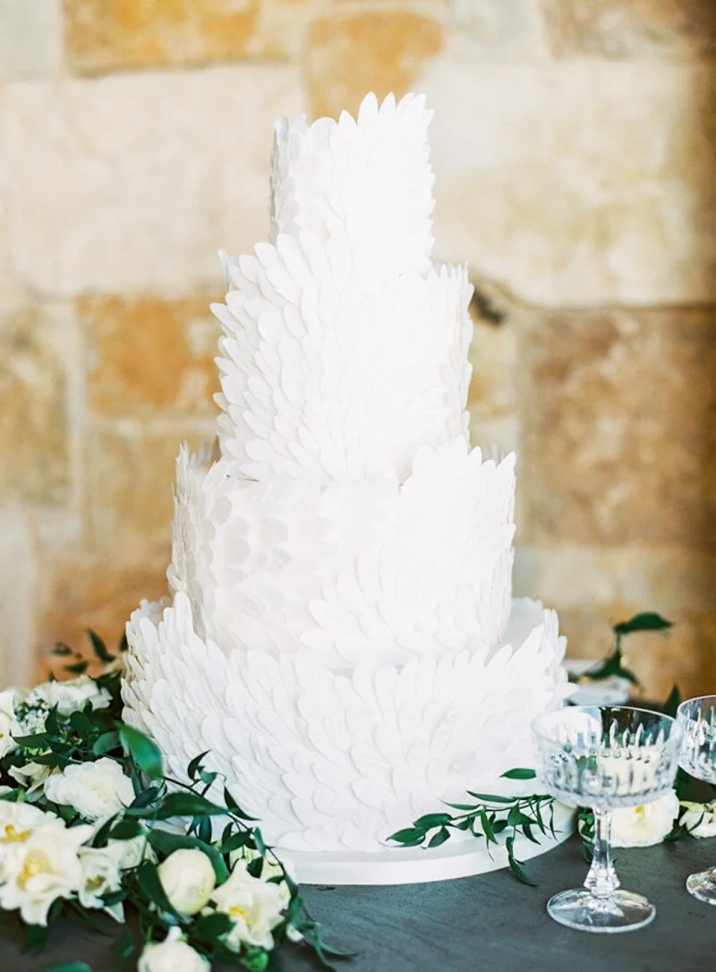 Ruffled Wedding Cakes
